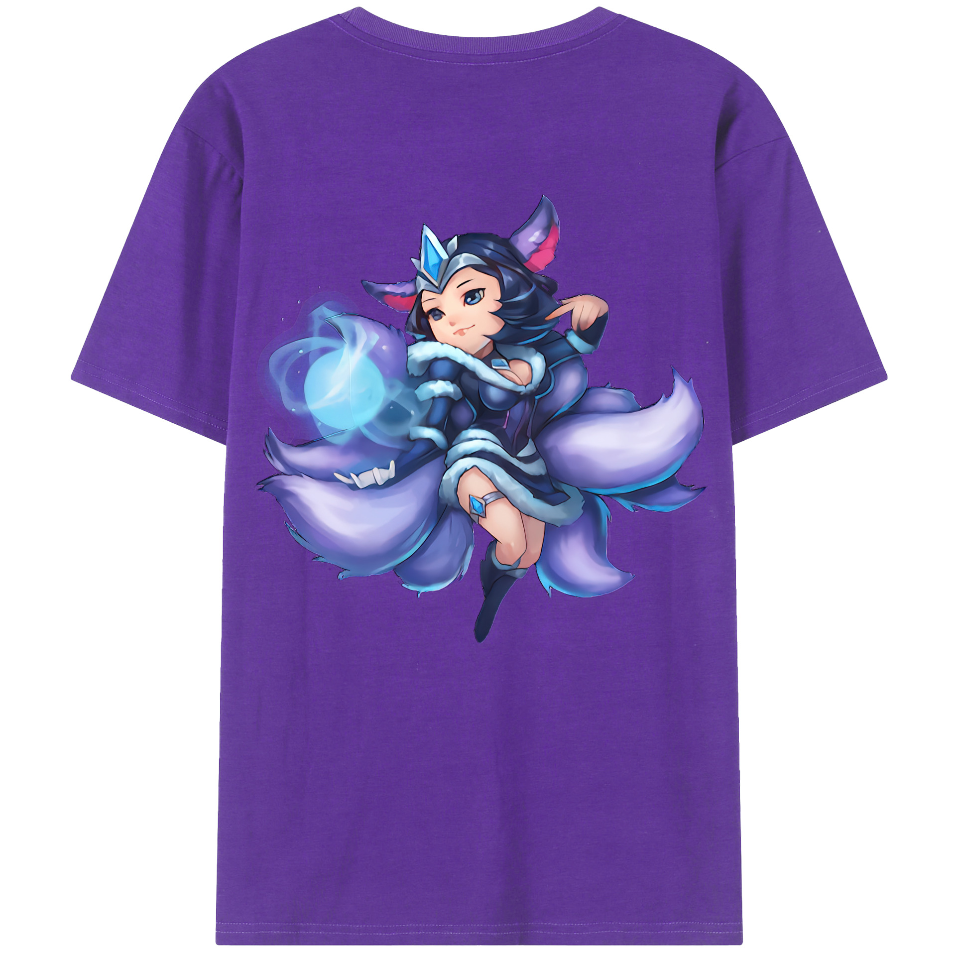 リーグ・オブ・レジェンド League of Legends LOL 綿100％半袖Tシャツ（背面プリント）