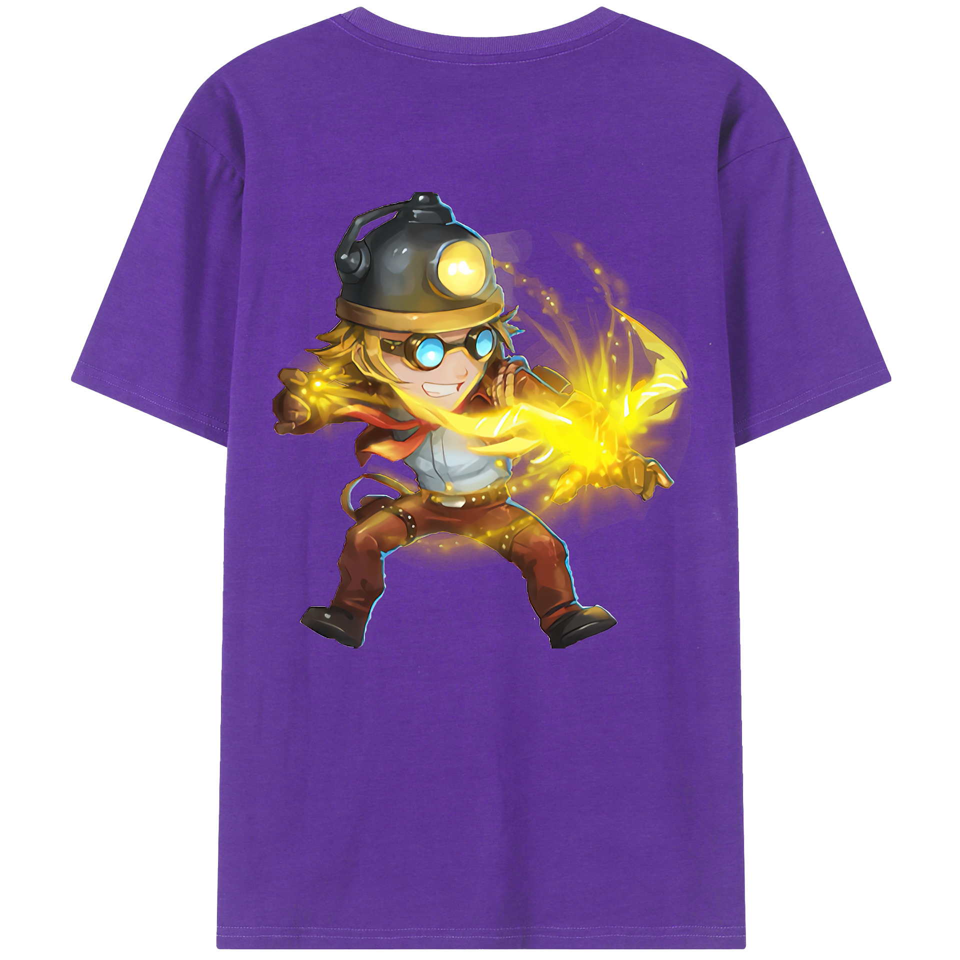 リーグ・オブ・レジェンド League of Legends LOL 綿100％半袖Tシャツ（背面プリント）