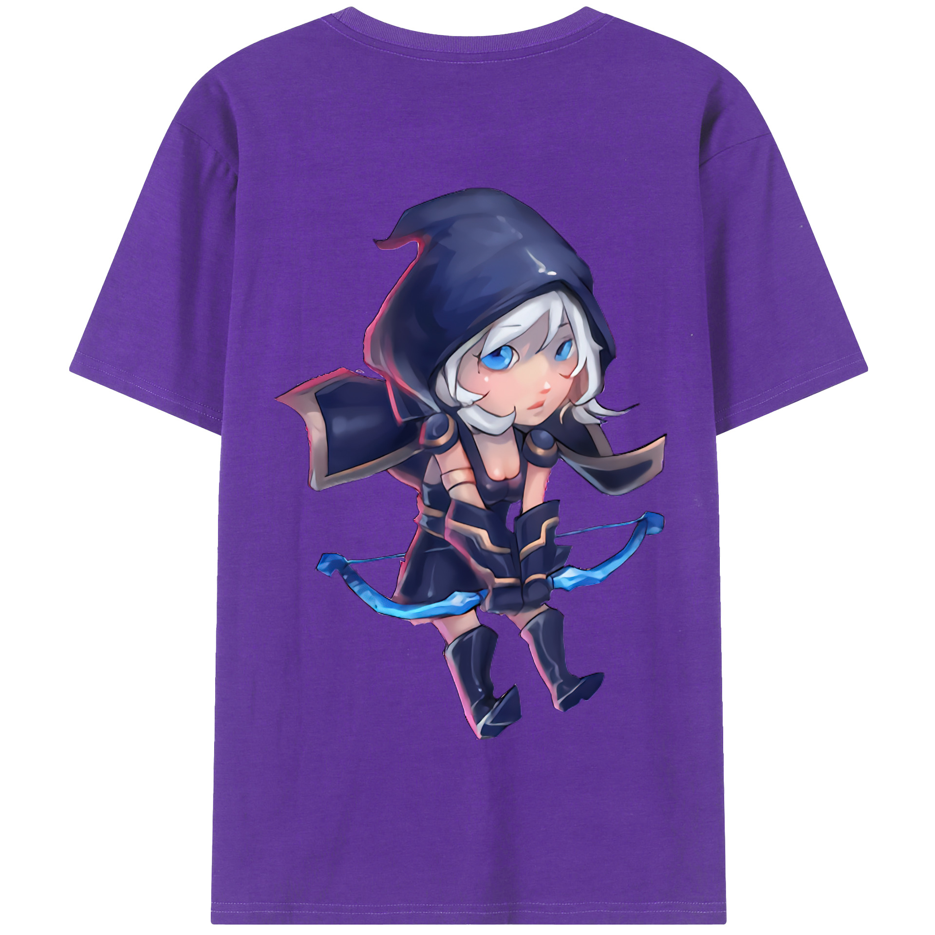 リーグ・オブ・レジェンド League of Legends LOL 綿100％半袖Tシャツ（背面プリント）