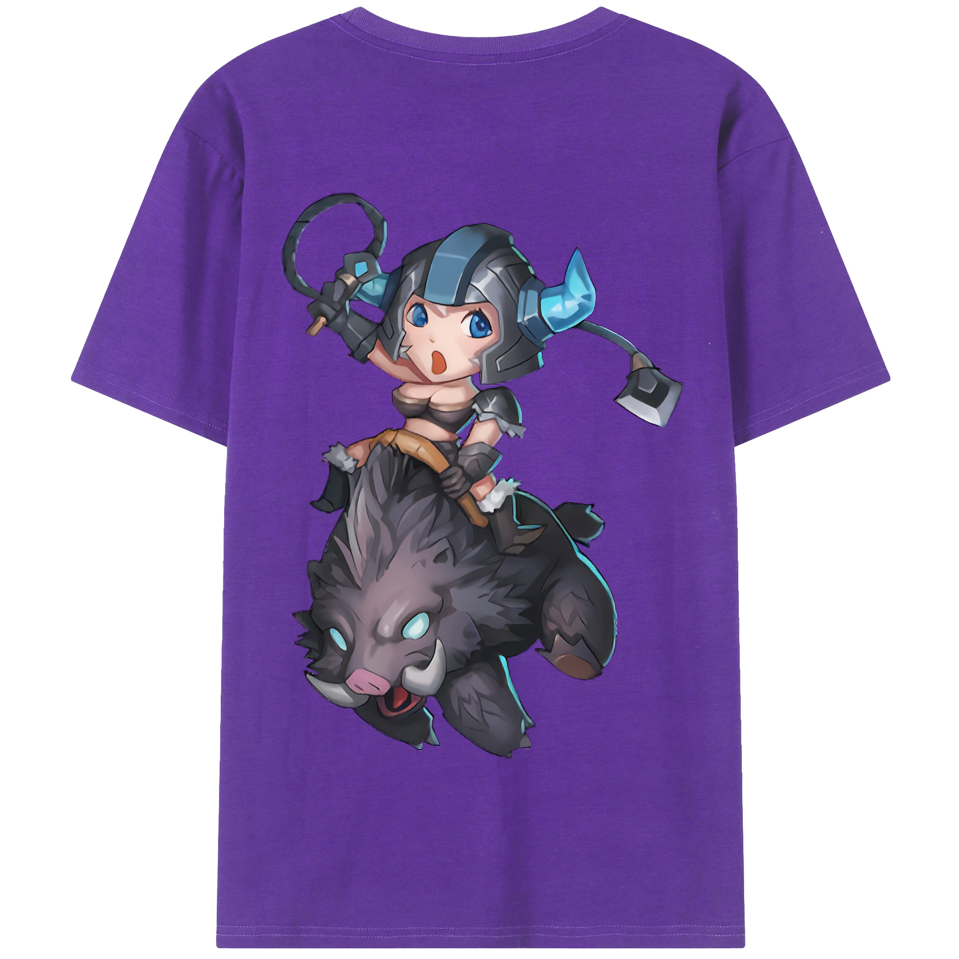 リーグ・オブ・レジェンド League of Legends LOL 綿100％半袖Tシャツ（背面プリント）