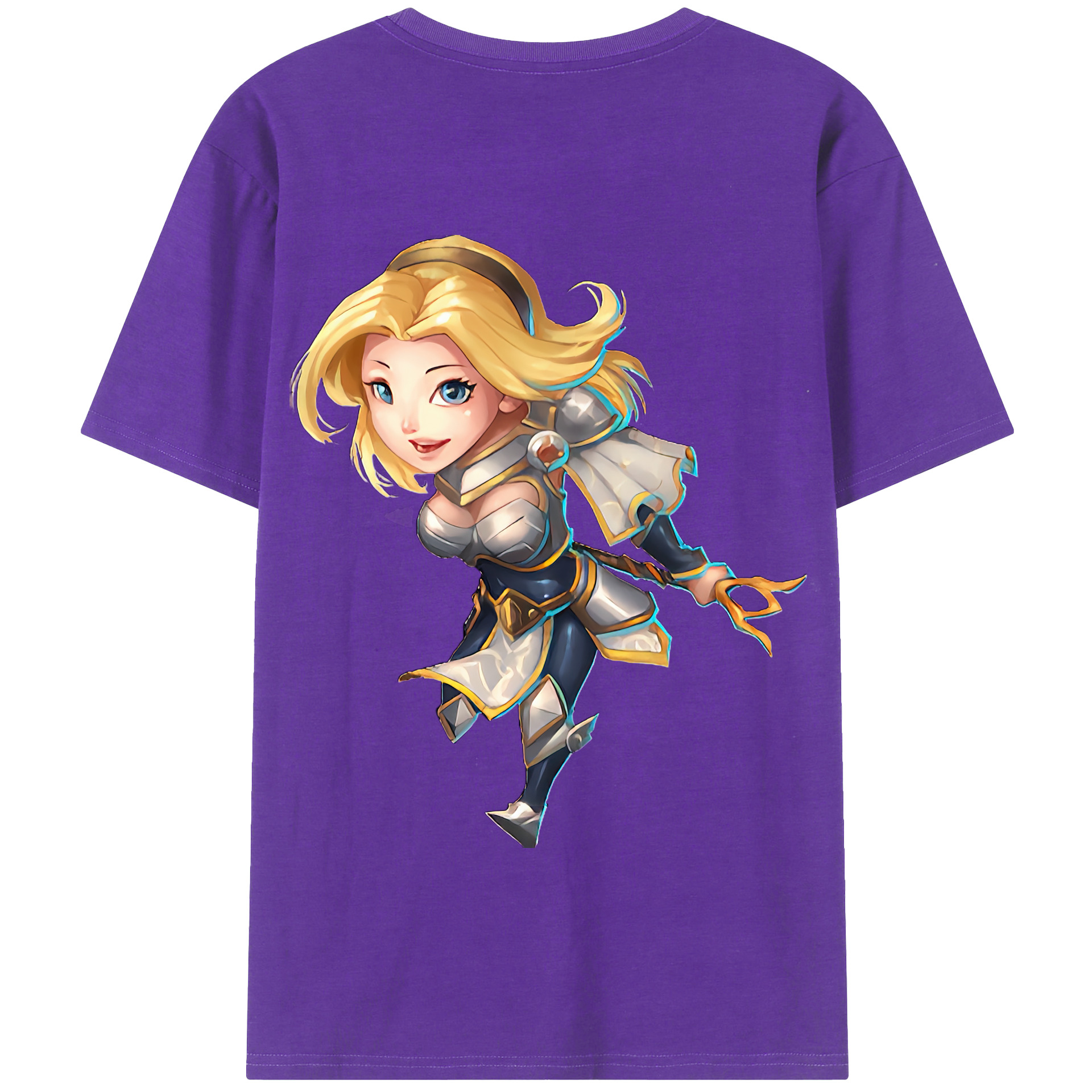 リーグ・オブ・レジェンド League of Legends LOL 綿100％半袖Tシャツ（背面プリント）