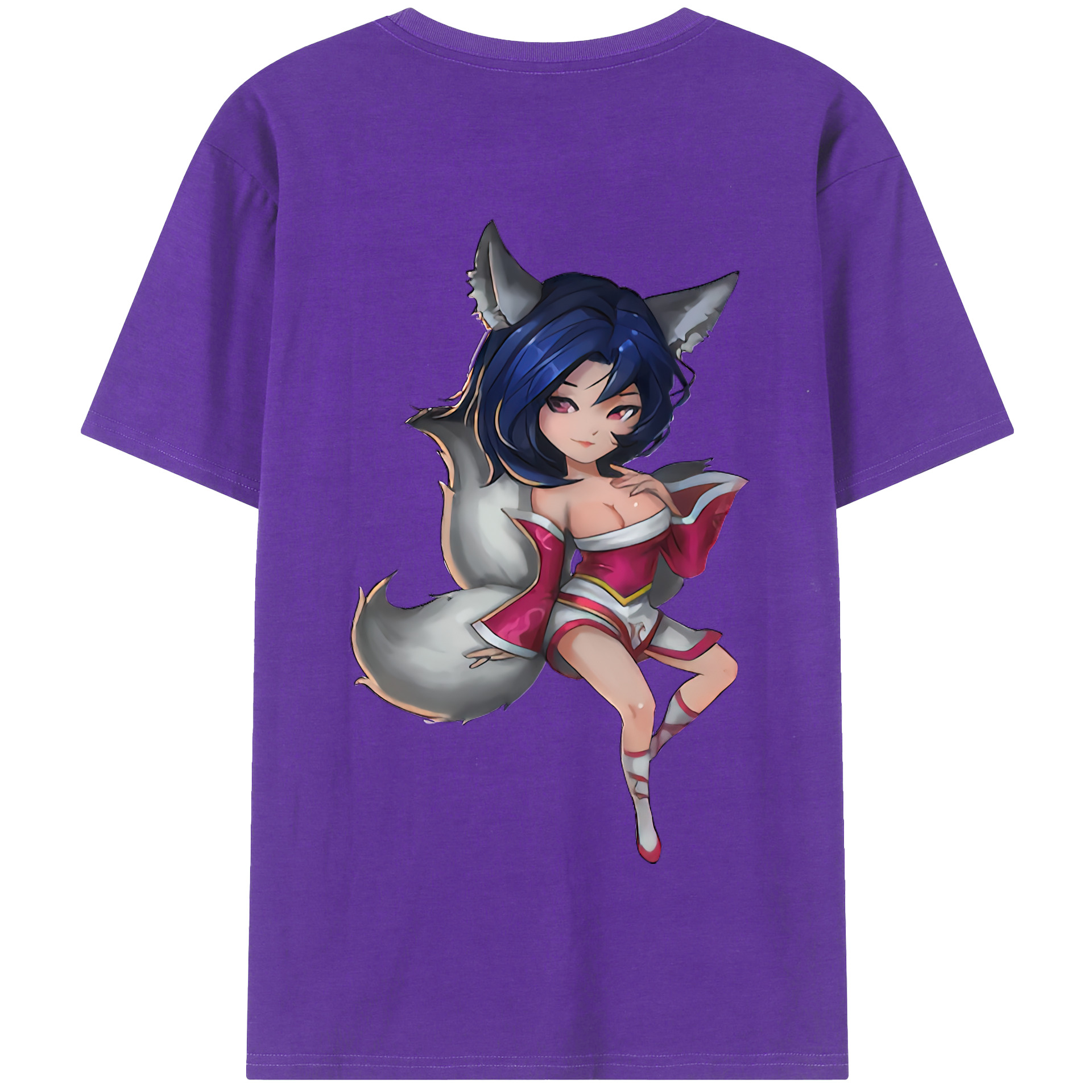 リーグ・オブ・レジェンド League of Legends LOL 綿100％半袖Tシャツ（背面プリント）