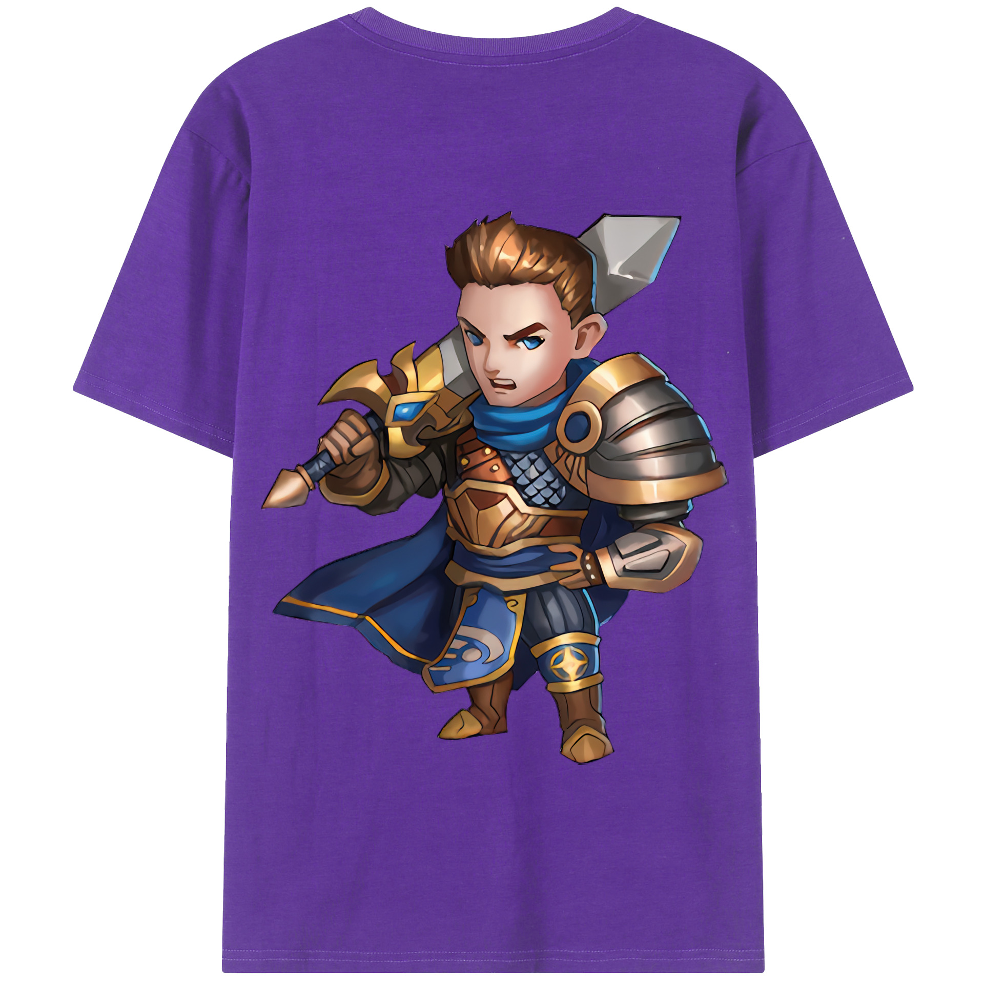 リーグ・オブ・レジェンド League of Legends LOL 綿100％半袖Tシャツ（背面プリント）