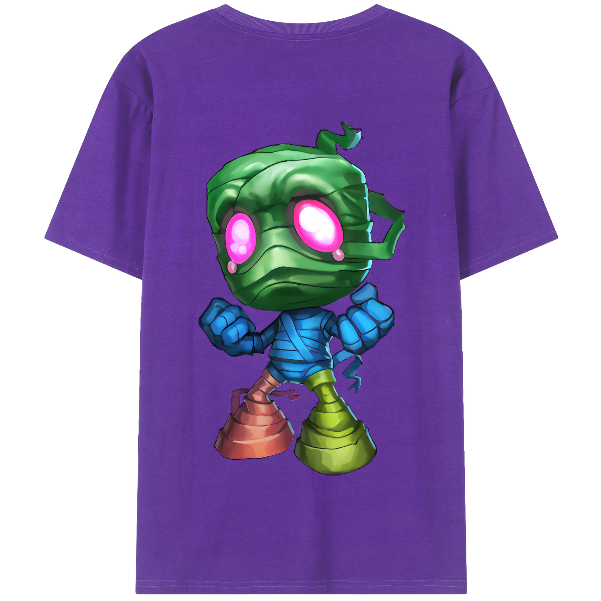 リーグ・オブ・レジェンド League of Legends LOL 綿100％半袖Tシャツ（背面プリント）