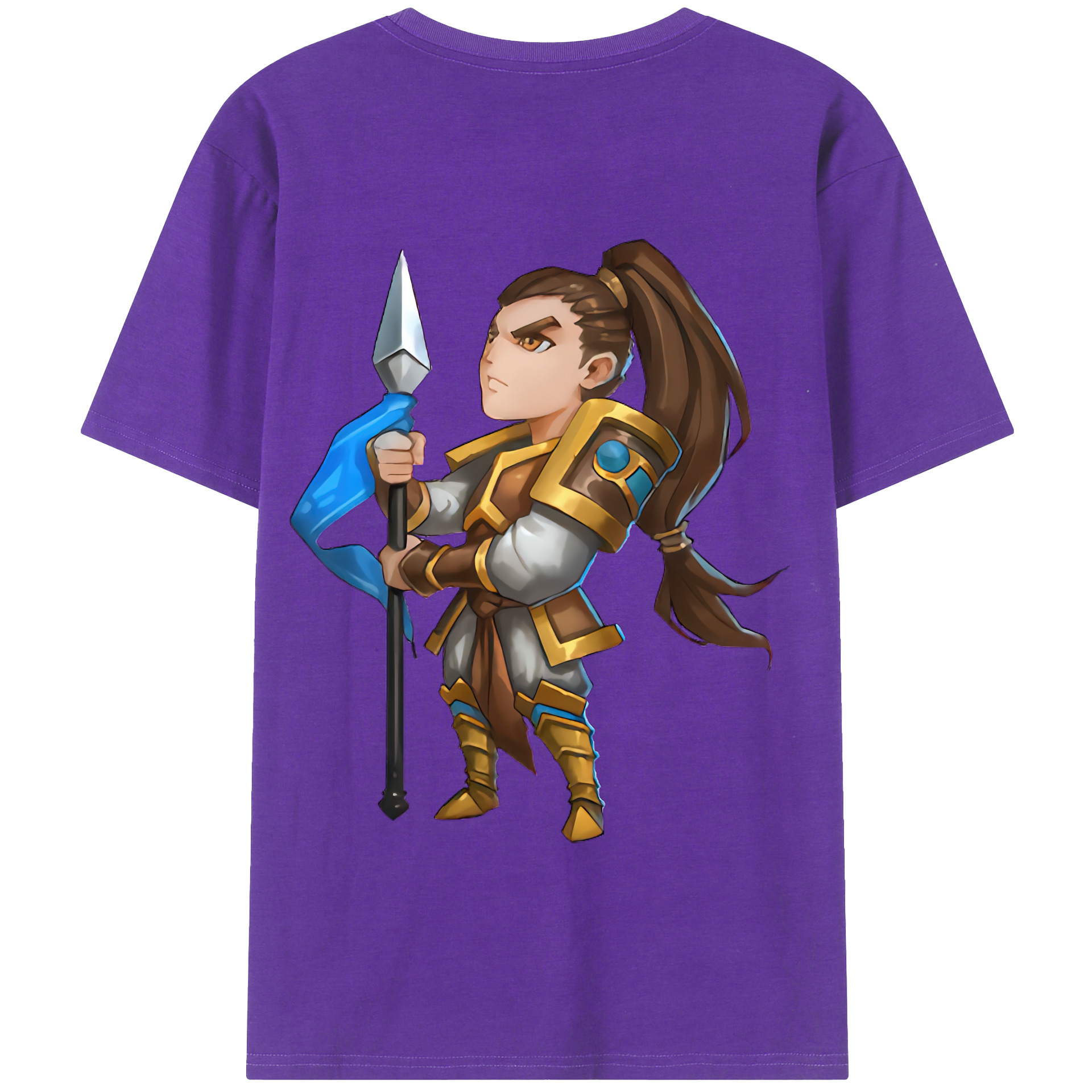 リーグ・オブ・レジェンド League of Legends LOL 綿100％半袖Tシャツ（背面プリント）
