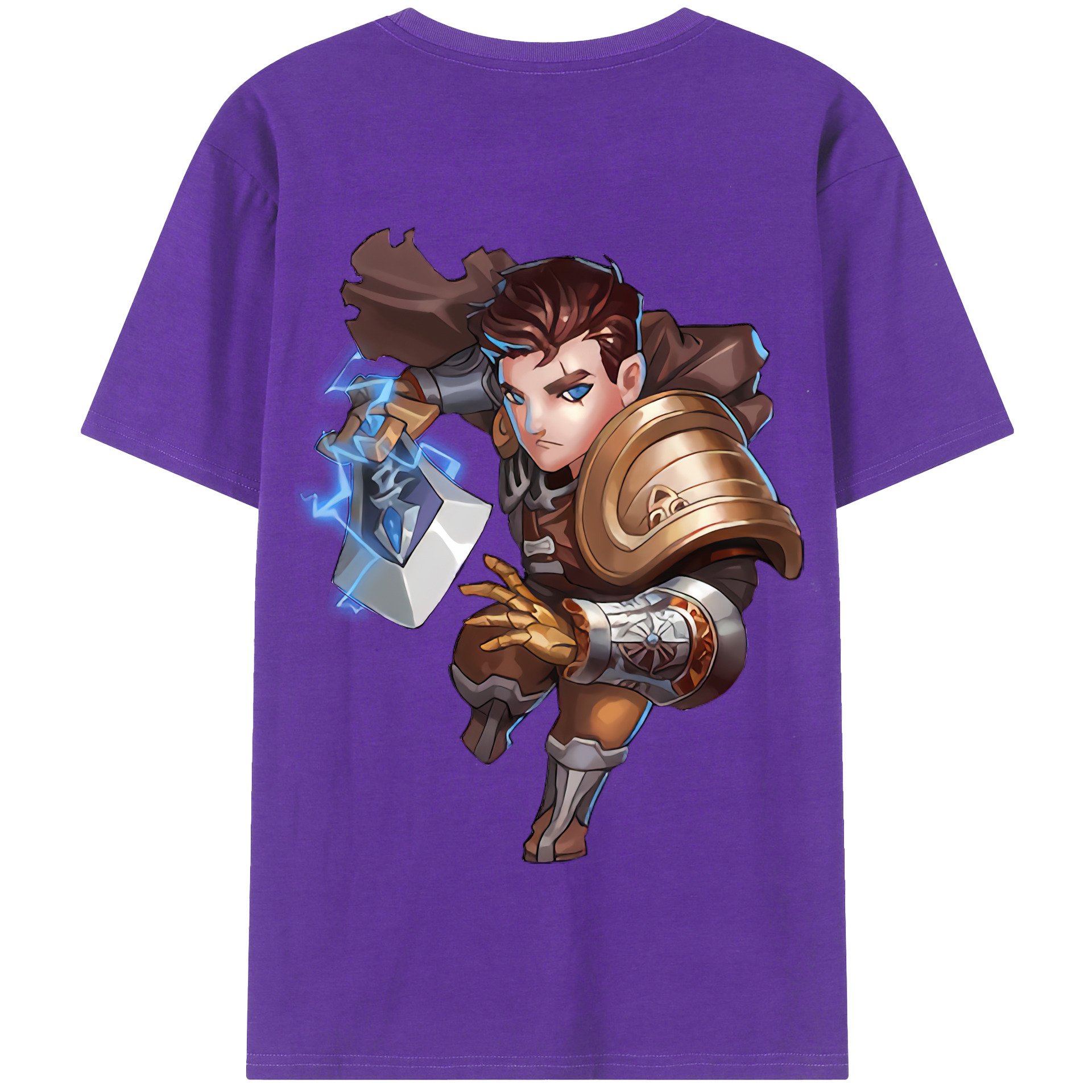 リーグ・オブ・レジェンド League of Legends LOL 綿100％半袖Tシャツ（背面プリント）