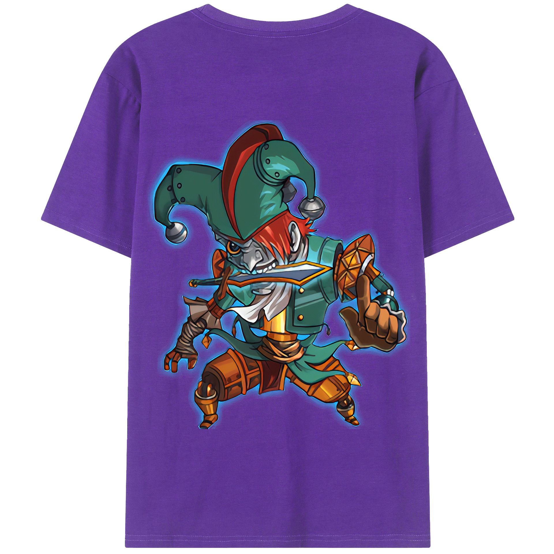 リーグ・オブ・レジェンド League of Legends LOL 綿100％半袖Tシャツ（背面プリント）