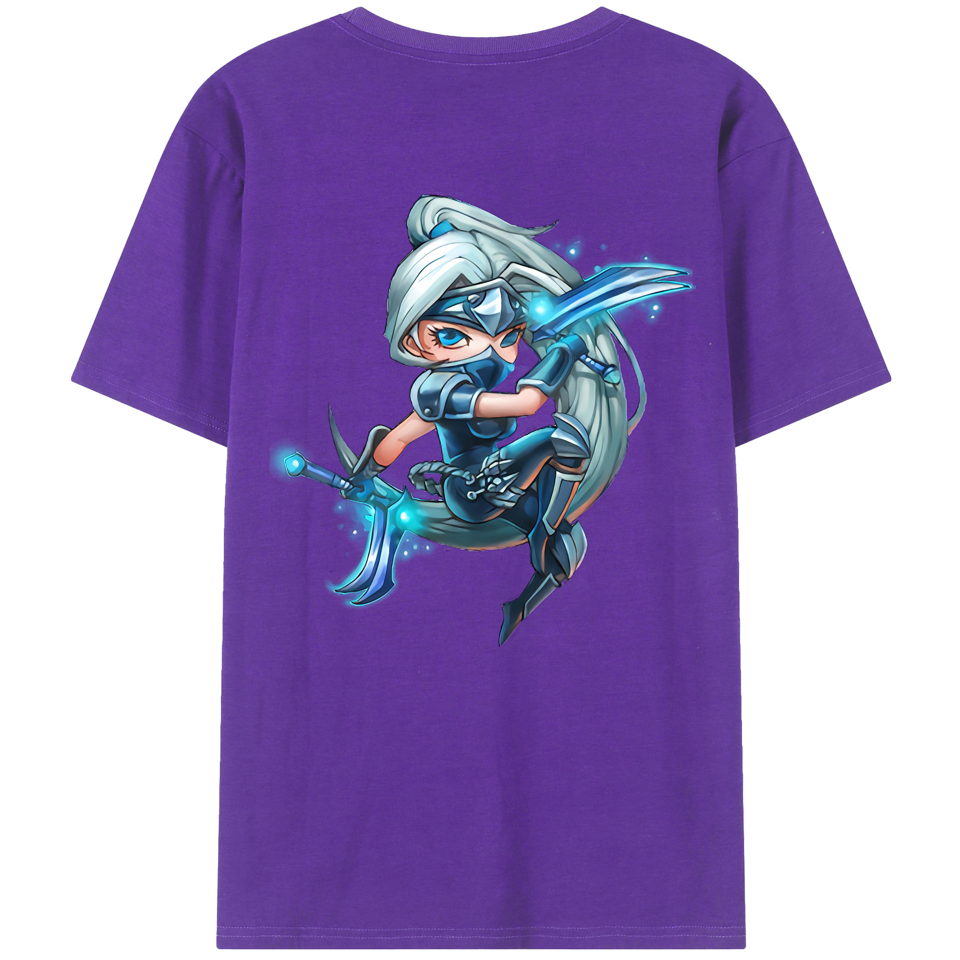 リーグ・オブ・レジェンド League of Legends LOL 綿100％半袖Tシャツ（背面プリント）