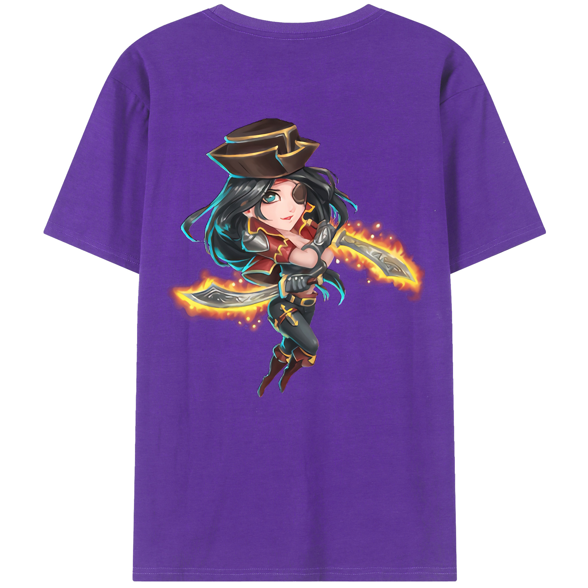 リーグ・オブ・レジェンド League of Legends LOL 綿100％半袖Tシャツ（背面プリント）