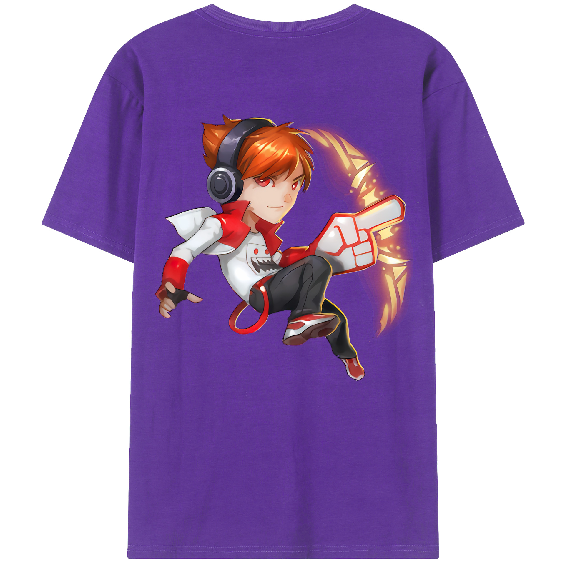 リーグ・オブ・レジェンド League of Legends LOL 綿100％半袖Tシャツ（背面プリント）
