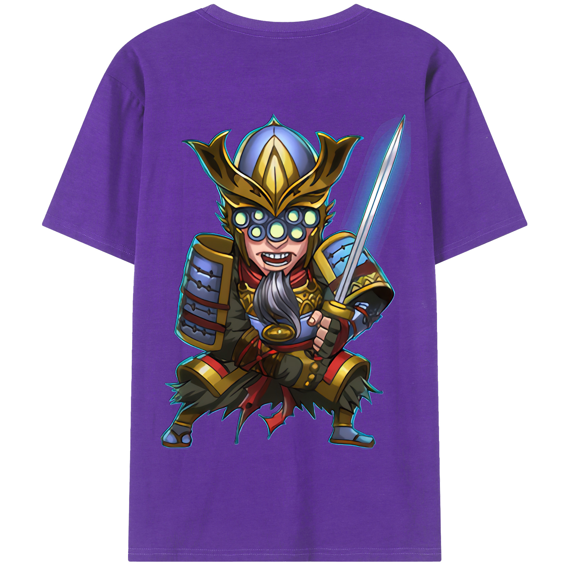 リーグ・オブ・レジェンド League of Legends LOL 綿100％半袖Tシャツ（背面プリント）