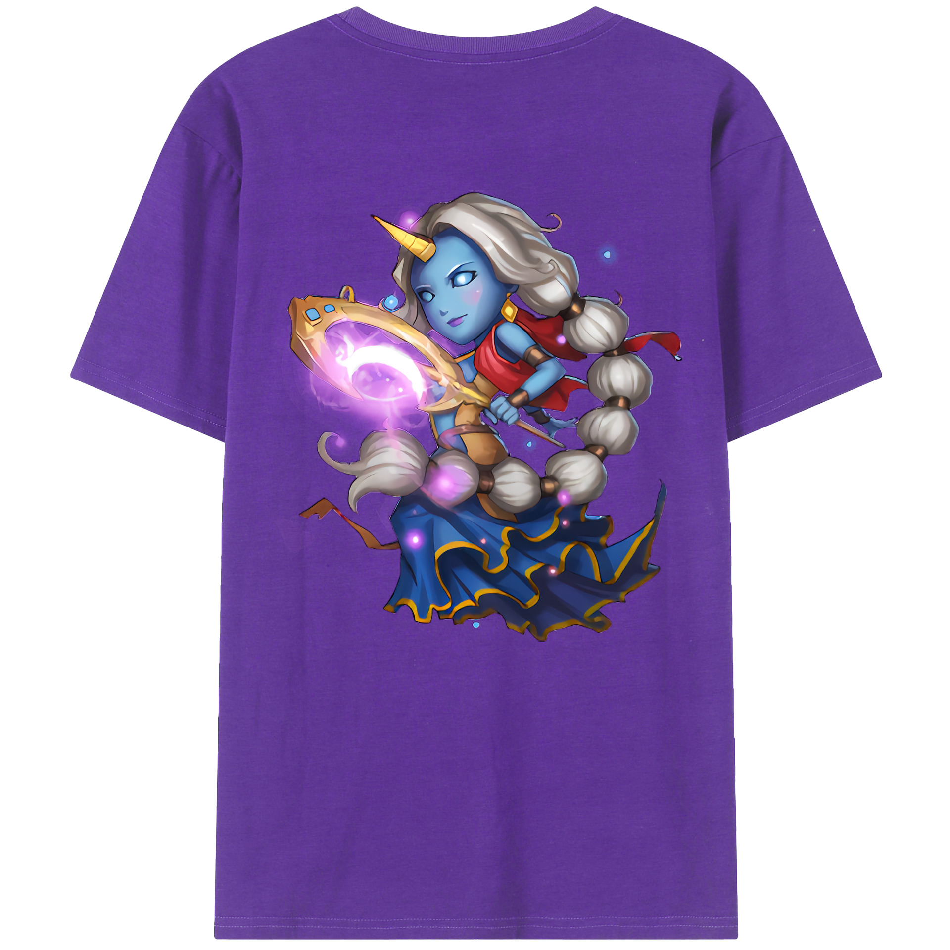 リーグ・オブ・レジェンド League of Legends LOL 綿100％半袖Tシャツ（背面プリント）