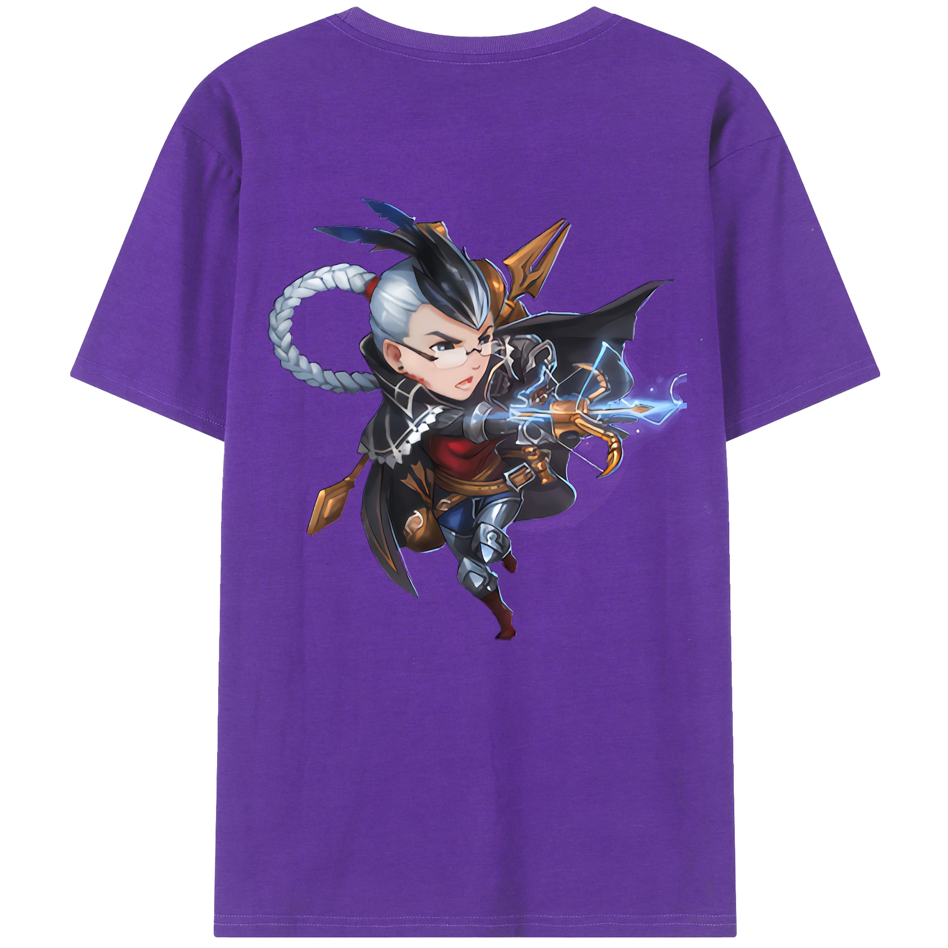 リーグ・オブ・レジェンド League of Legends LOL 綿100％半袖Tシャツ（背面プリント）
