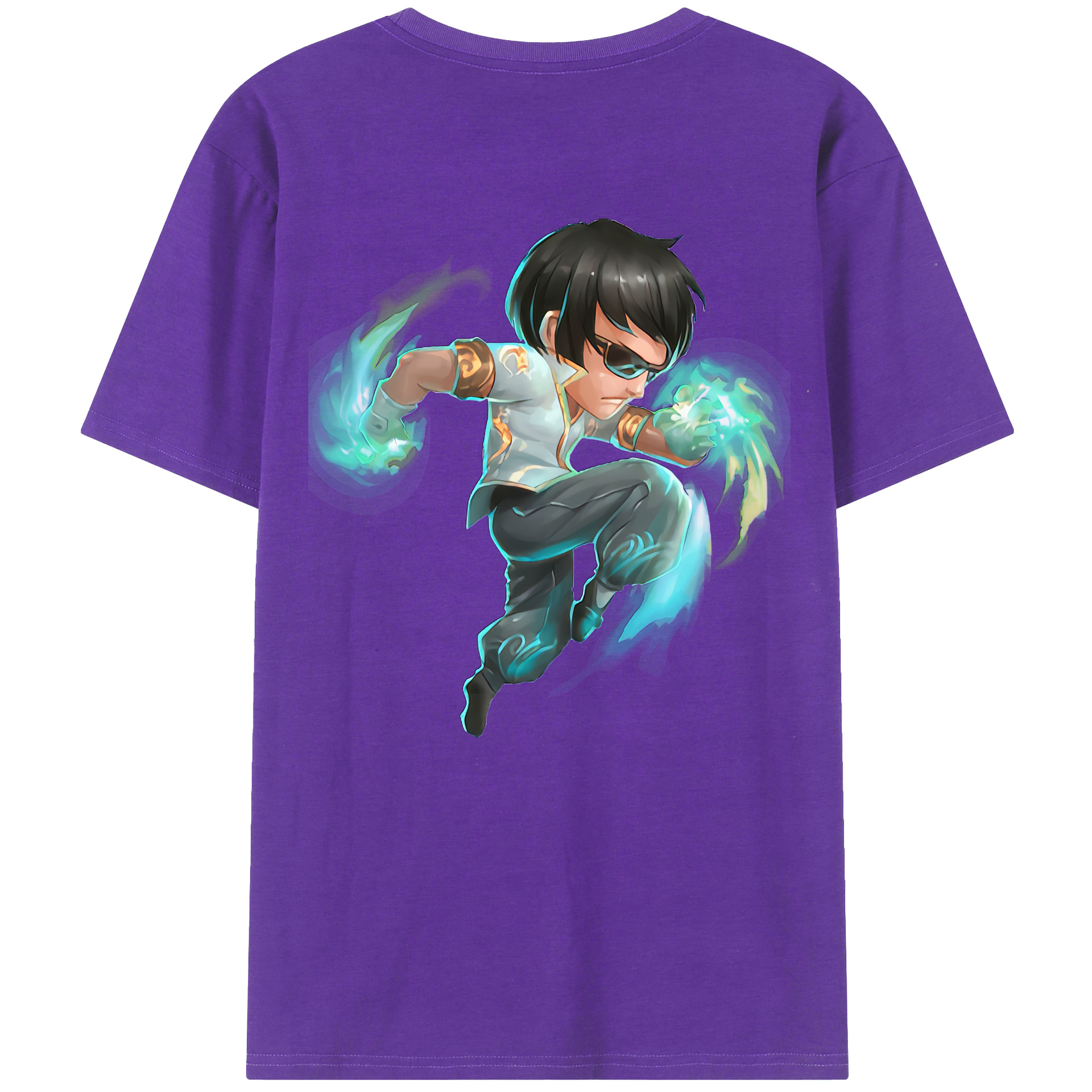 リーグ・オブ・レジェンド League of Legends LOL 綿100％半袖Tシャツ（背面プリント）