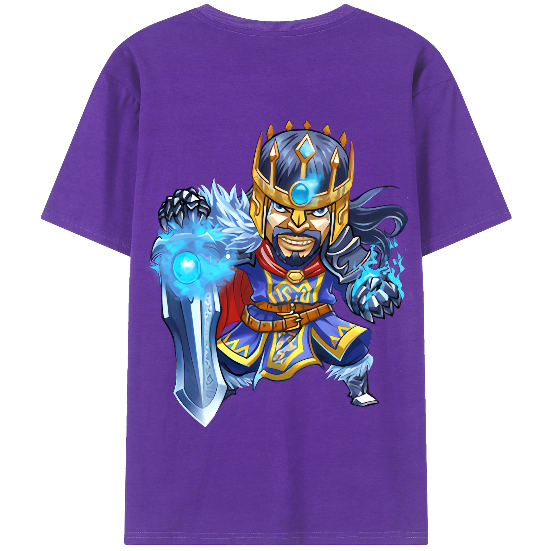 リーグ・オブ・レジェンド League of Legends LOL 綿100％半袖Tシャツ（背面プリント）