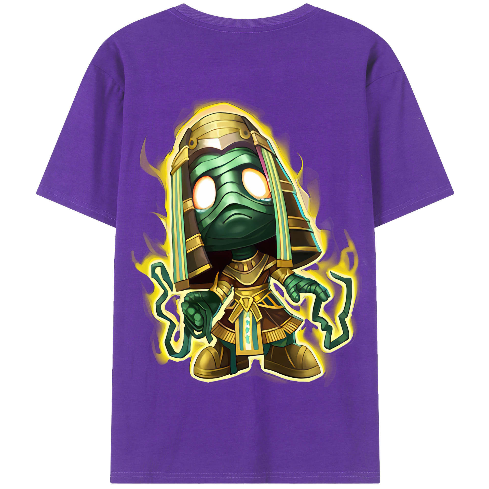 リーグ・オブ・レジェンド League of Legends LOL 綿100％半袖Tシャツ（背面プリント）