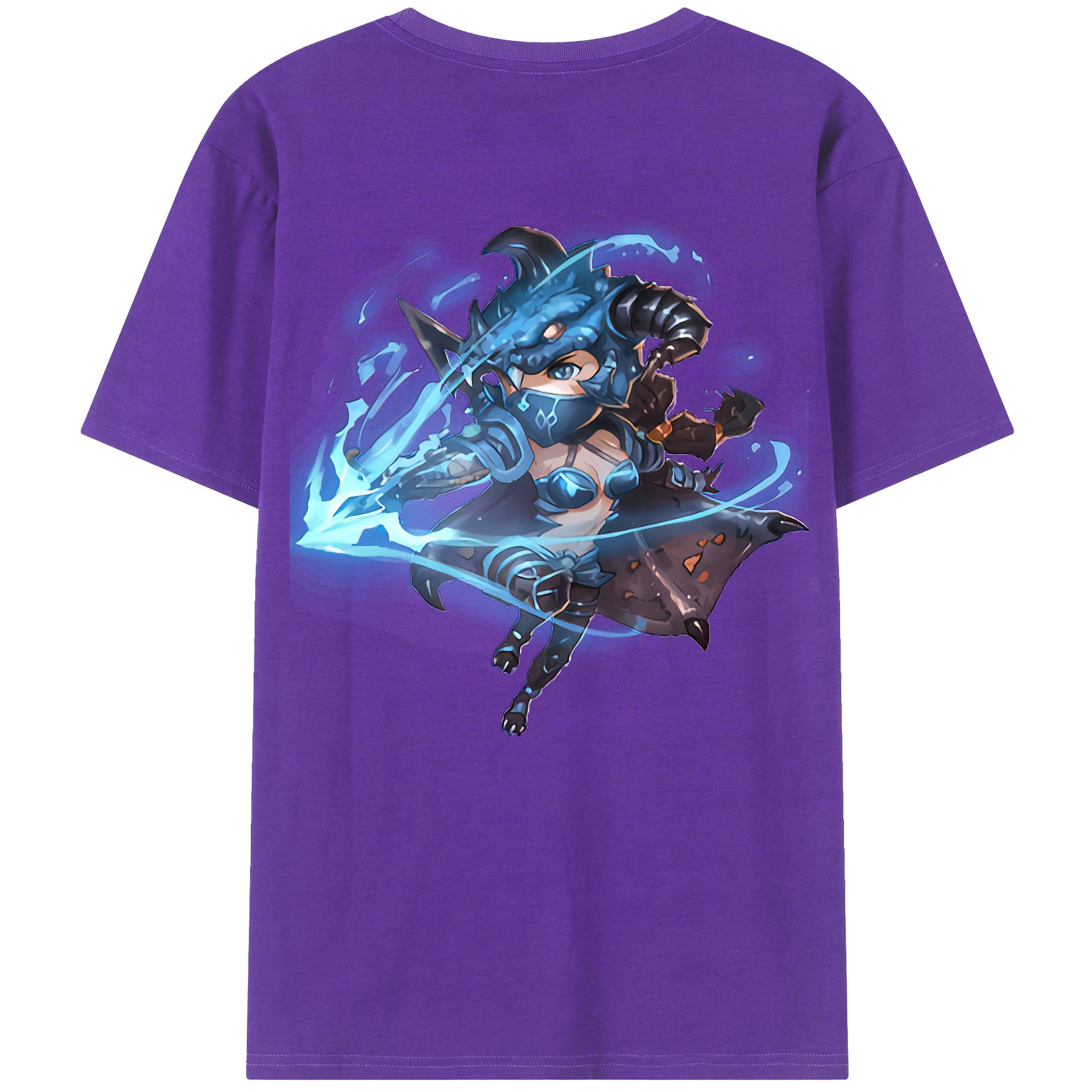 リーグ・オブ・レジェンド League of Legends LOL 綿100％半袖Tシャツ（背面プリント）