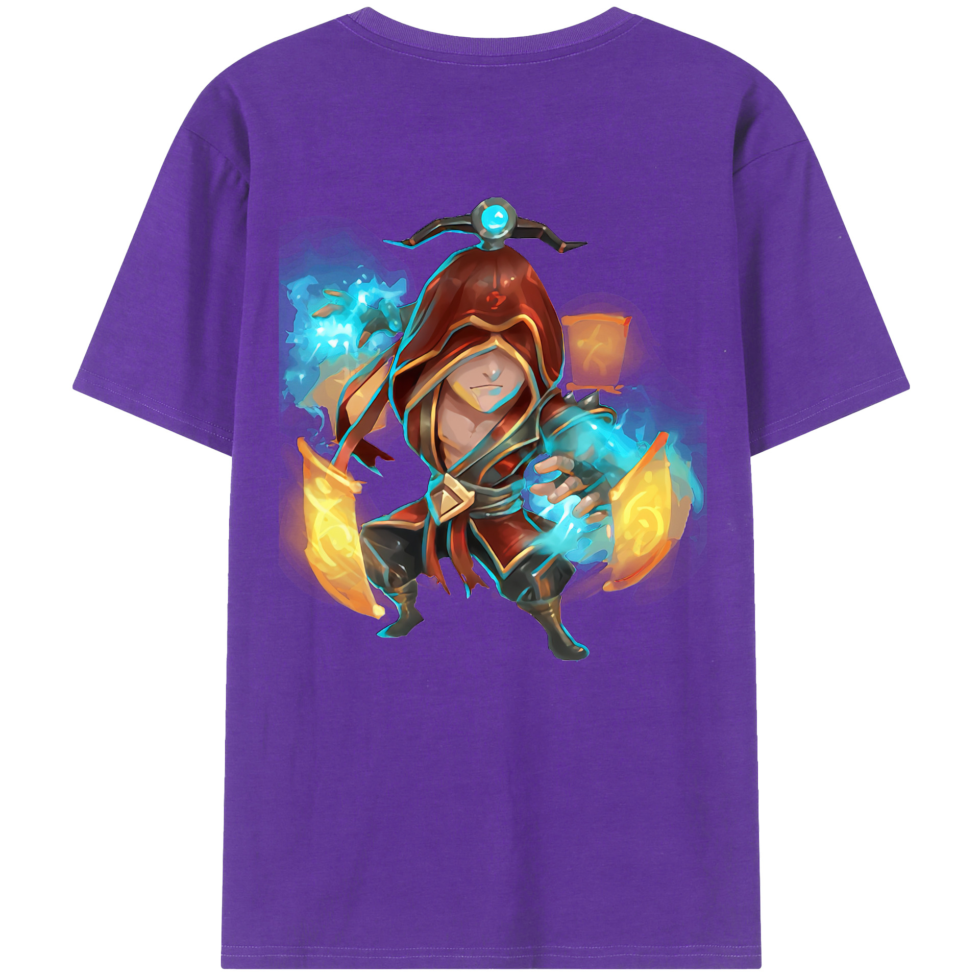 リーグ・オブ・レジェンド League of Legends LOL 綿100％半袖Tシャツ（背面プリント）