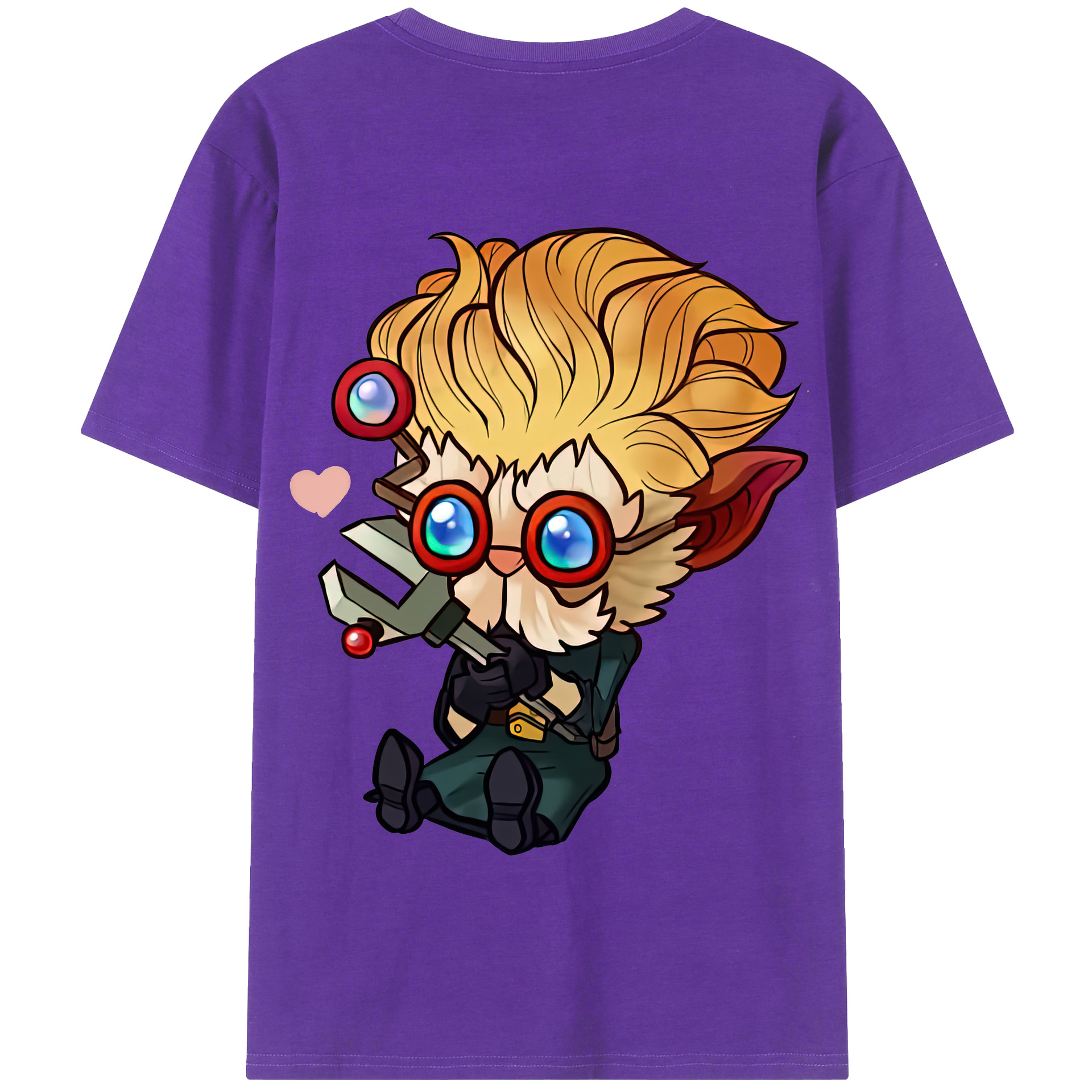 リーグ・オブ・レジェンド League of Legends LOL 綿100％半袖Tシャツ（背面プリント）