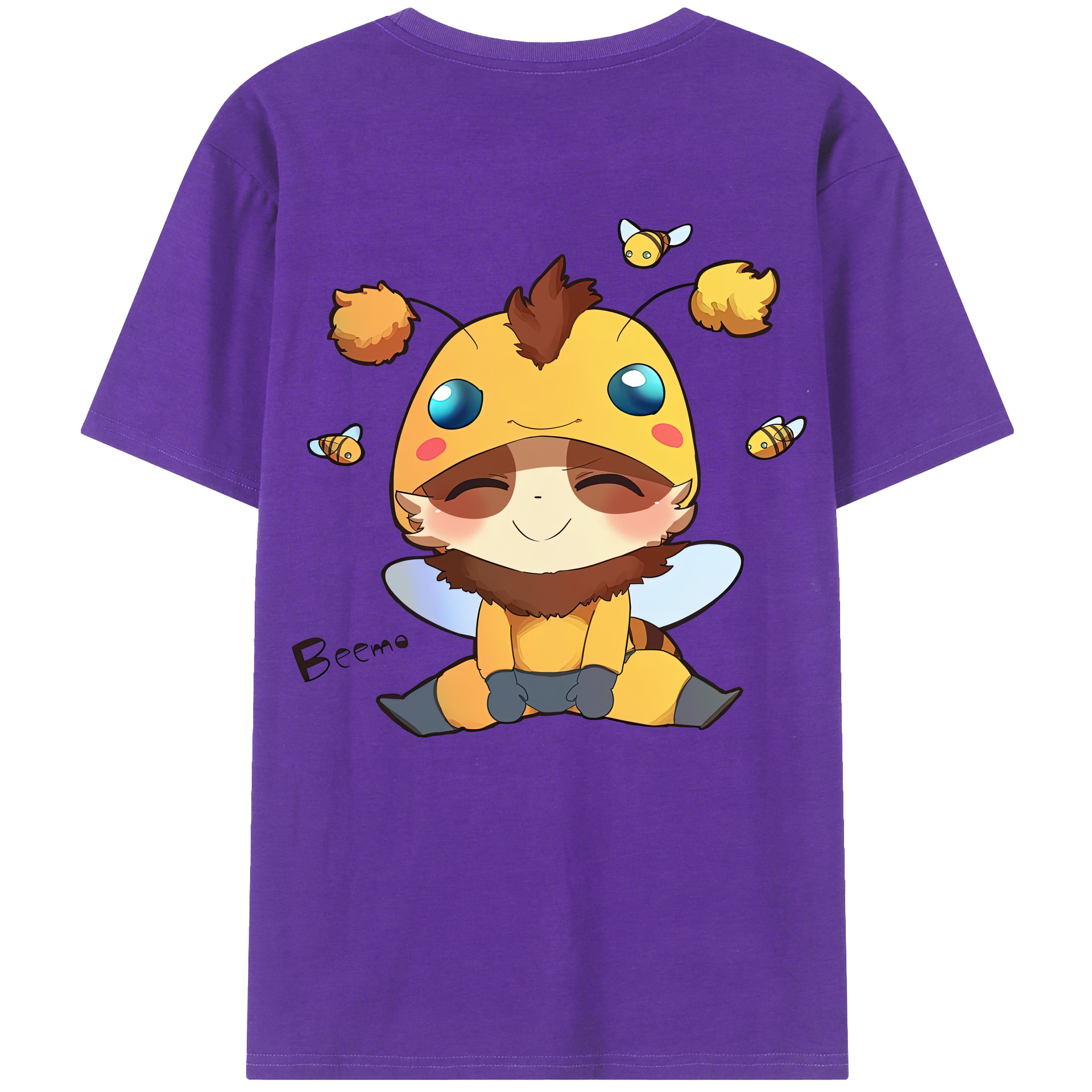 リーグ・オブ・レジェンド League of Legends LOL 綿100％半袖Tシャツ（背面プリント）