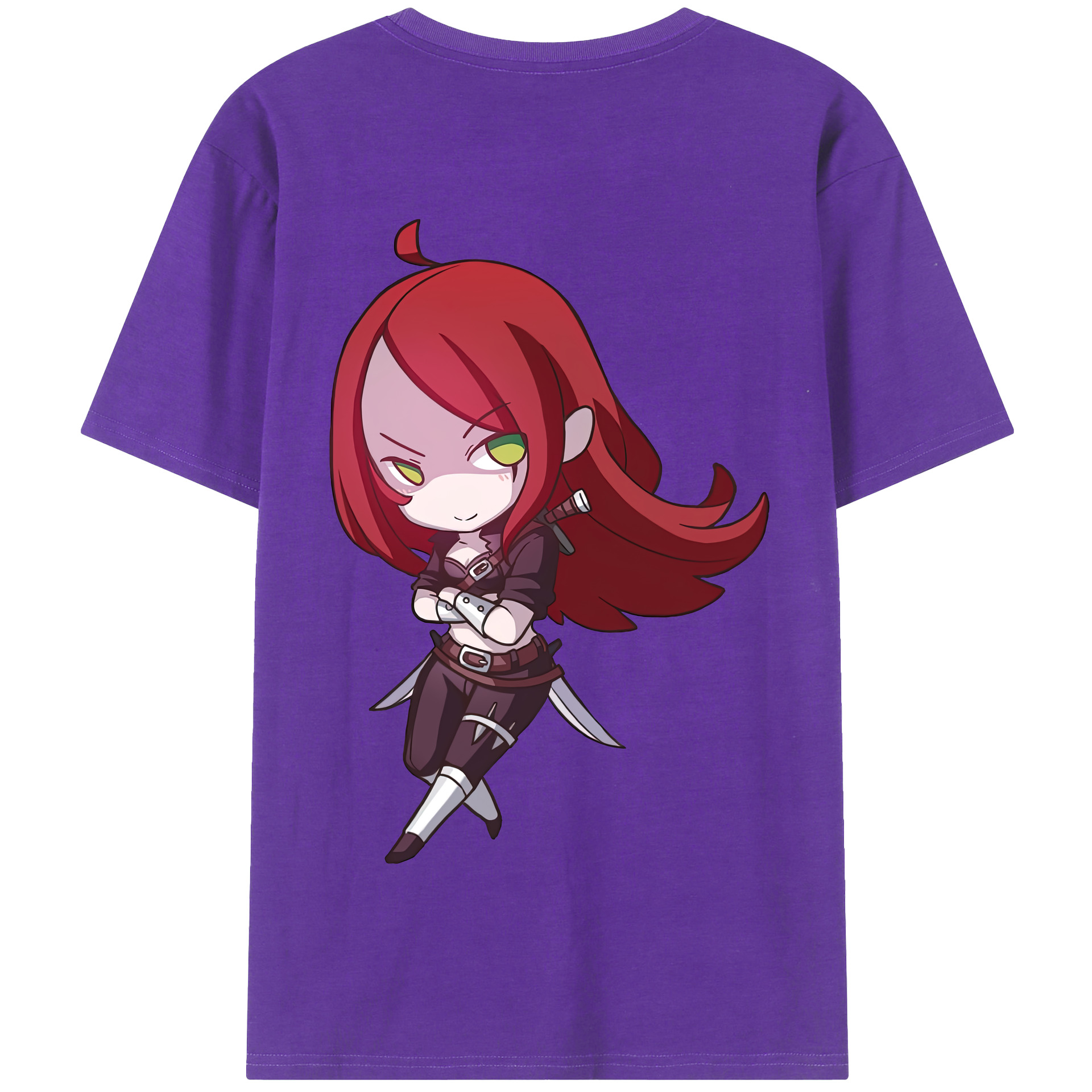 リーグ・オブ・レジェンド League of Legends LOL 綿100％半袖Tシャツ（背面プリント）