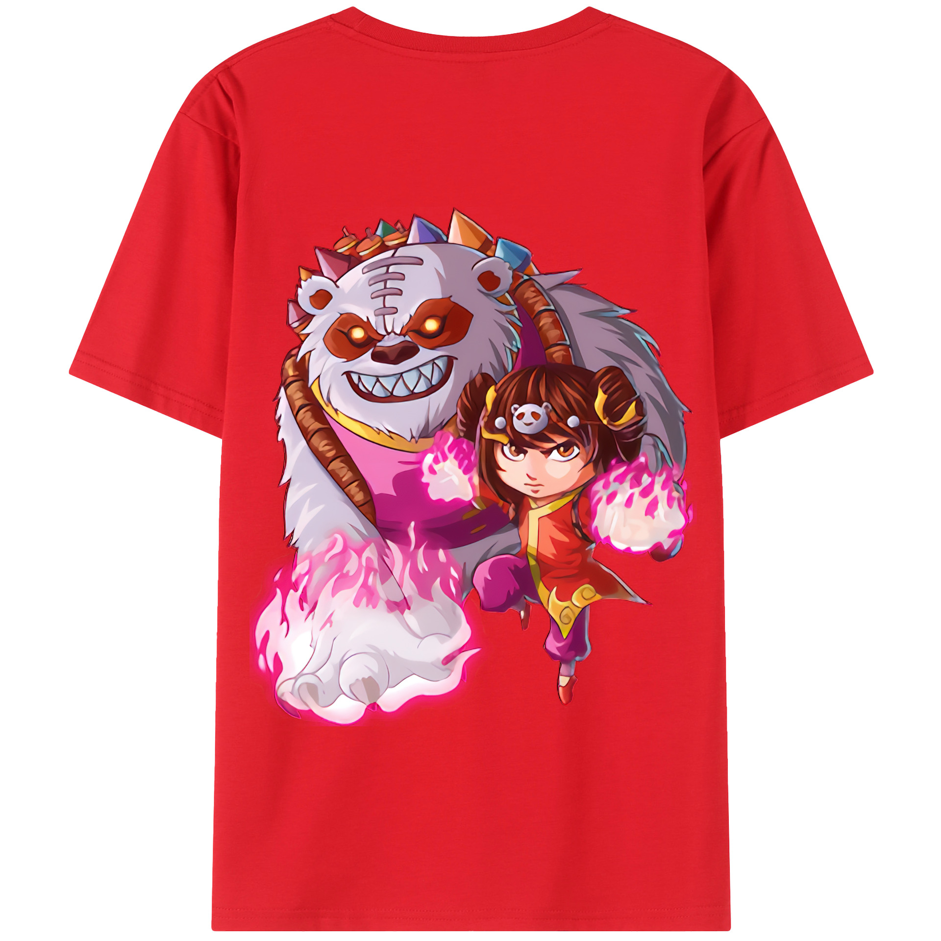 リーグ・オブ・レジェンド League of Legends LOL 綿100％半袖Tシャツ（背面プリント）