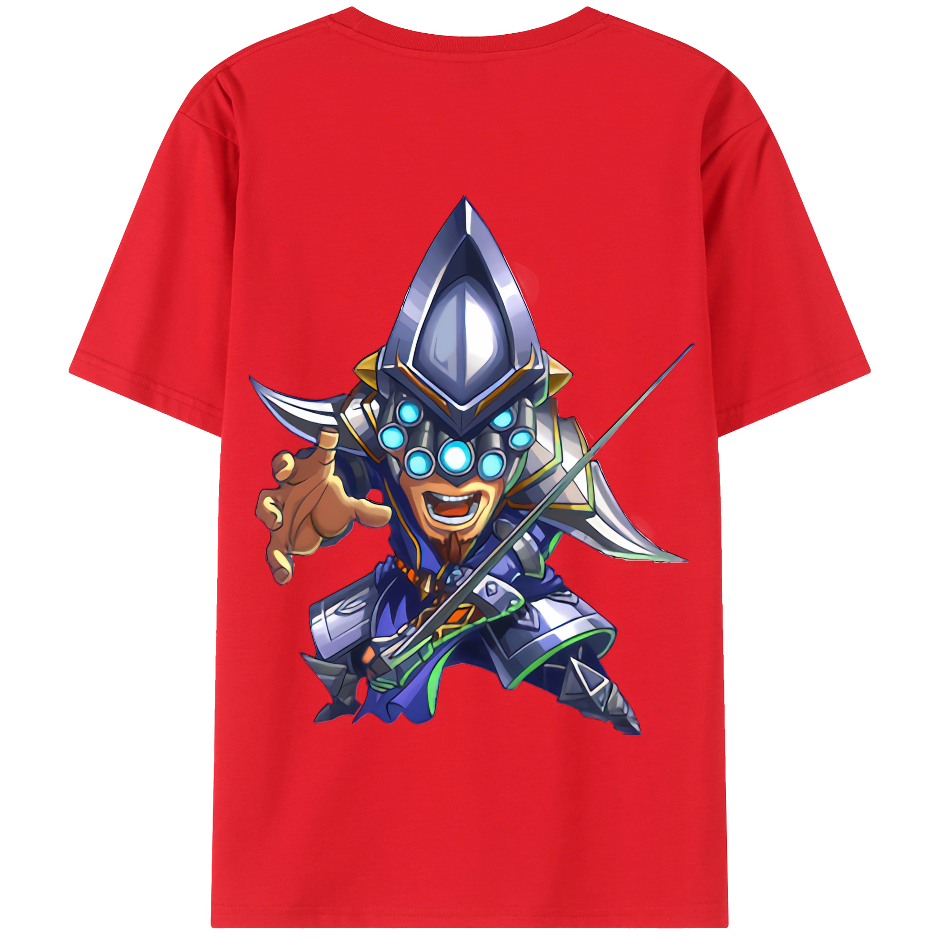 リーグ・オブ・レジェンド League of Legends LOL 綿100％半袖Tシャツ（背面プリント）