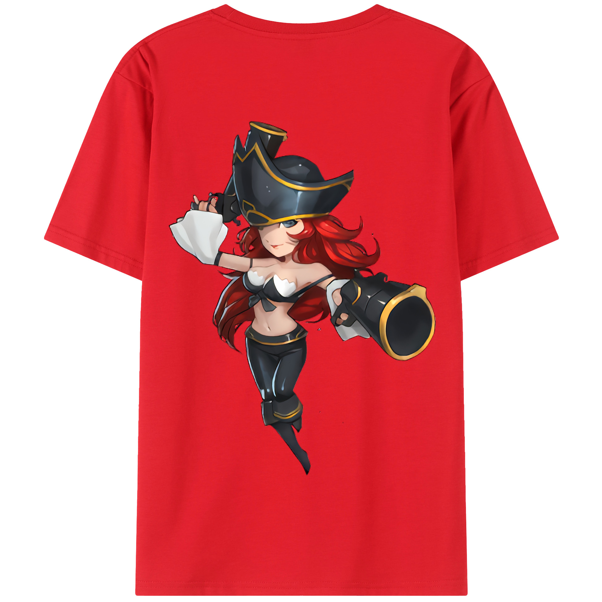 リーグ・オブ・レジェンド League of Legends LOL 綿100％半袖Tシャツ（背面プリント）