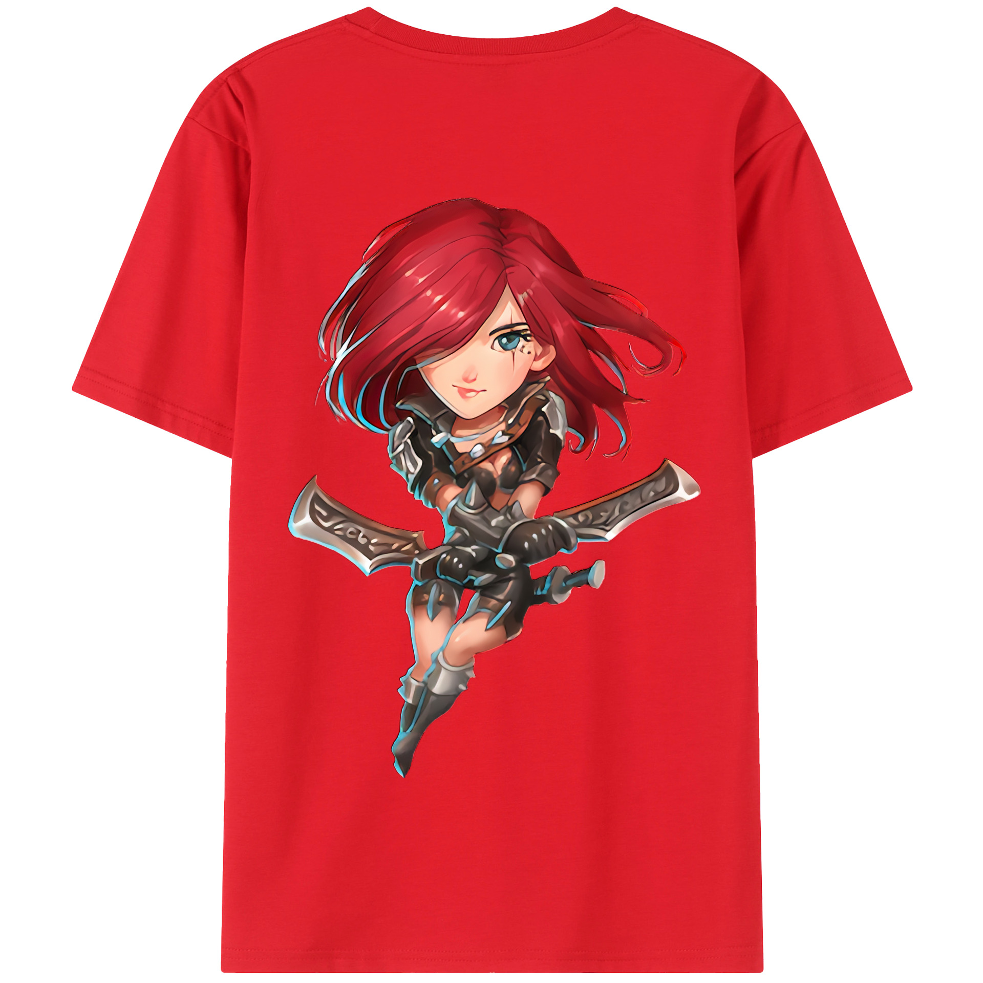 リーグ・オブ・レジェンド League of Legends LOL 綿100％半袖Tシャツ（背面プリント）