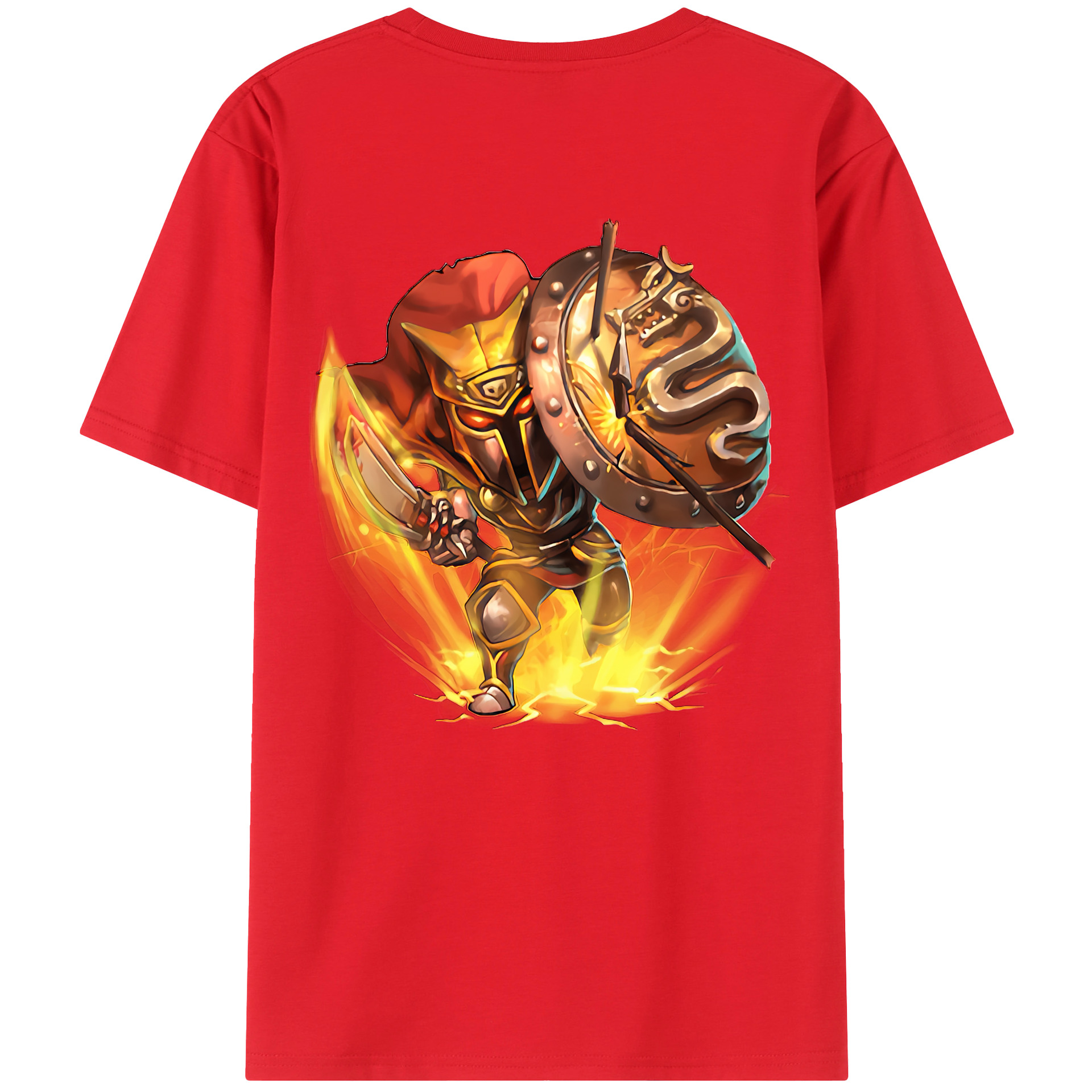リーグ・オブ・レジェンド League of Legends LOL 綿100％半袖Tシャツ（背面プリント）
