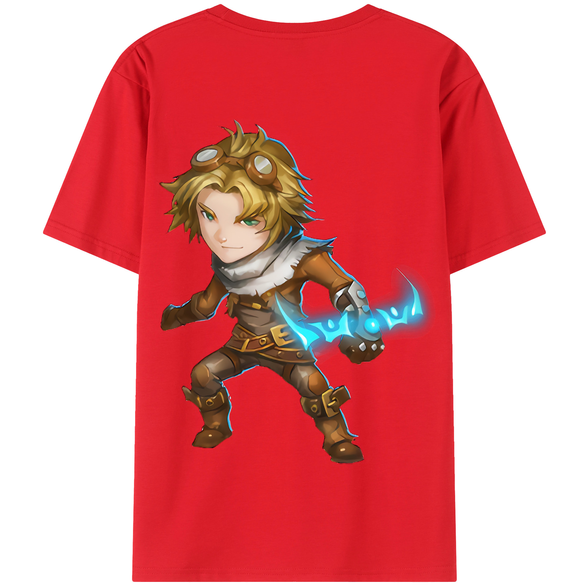 リーグ・オブ・レジェンド League of Legends LOL 綿100％半袖Tシャツ（背面プリント）