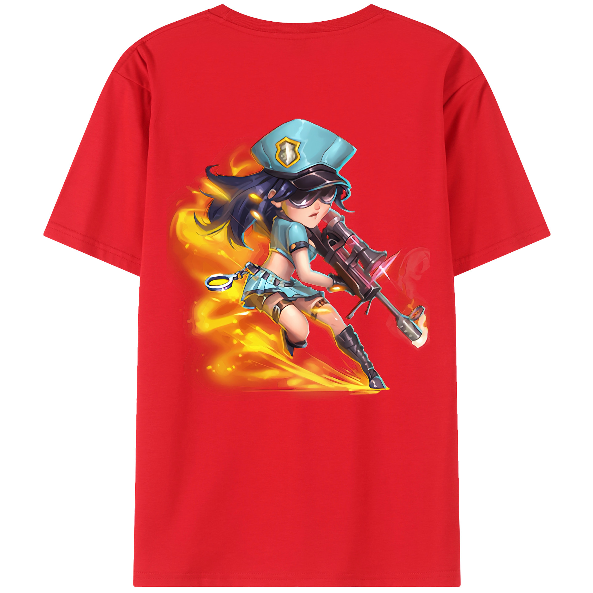リーグ・オブ・レジェンド League of Legends LOL 綿100％半袖Tシャツ（背面プリント）