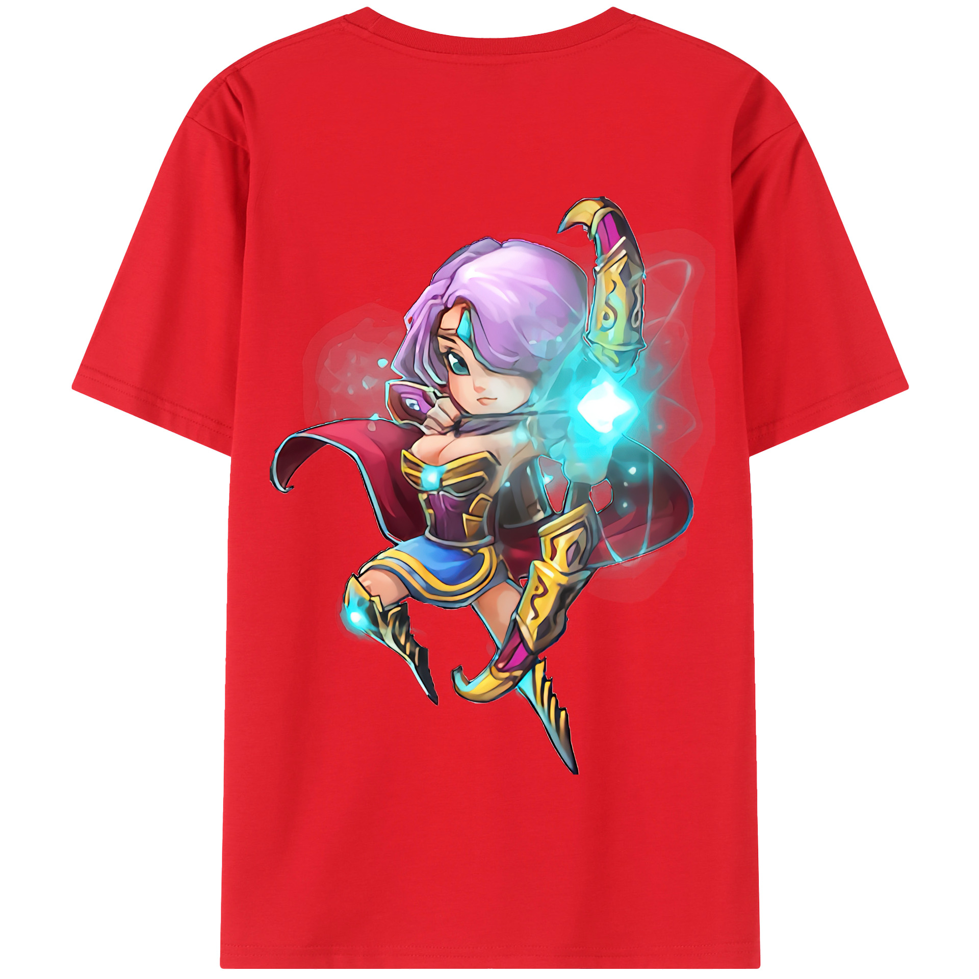 リーグ・オブ・レジェンド League of Legends LOL 綿100％半袖Tシャツ（背面プリント）