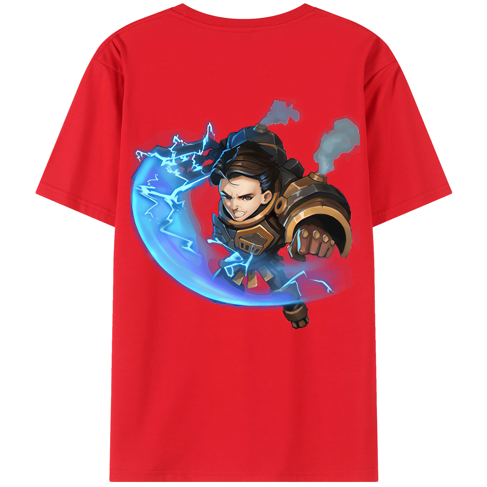 リーグ・オブ・レジェンド League of Legends LOL 綿100％半袖Tシャツ（背面プリント）