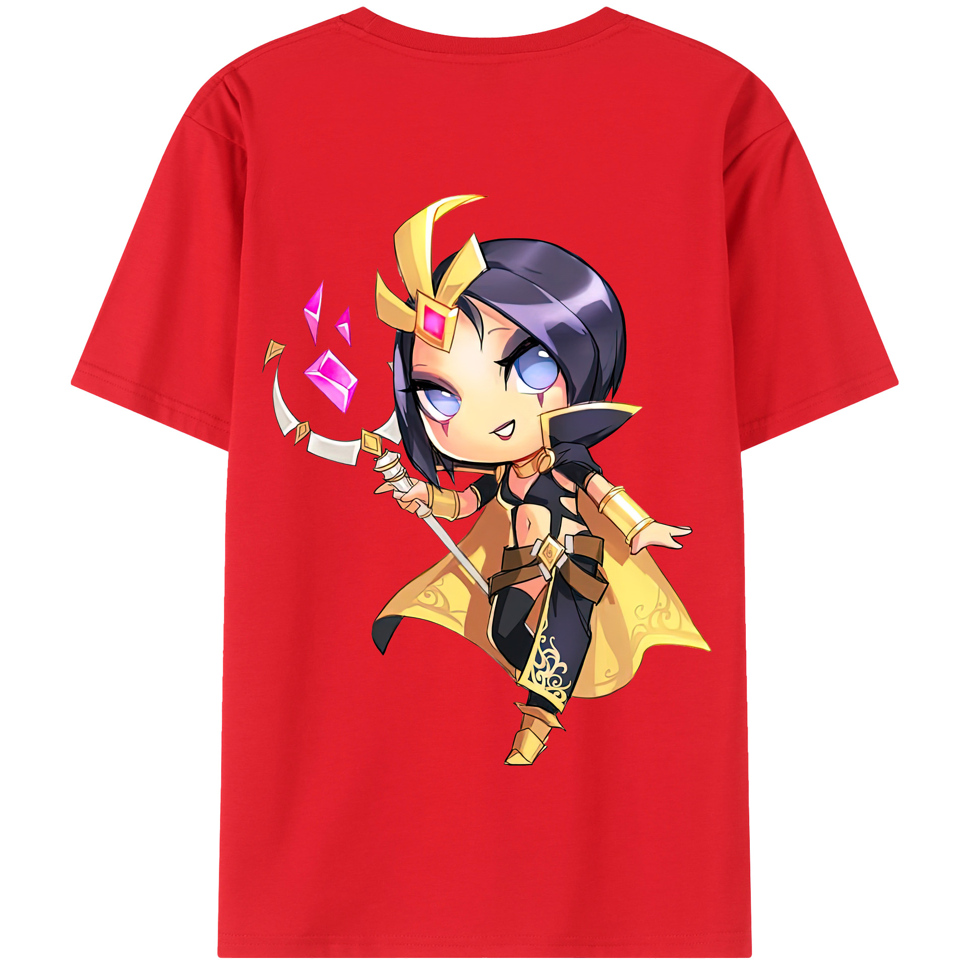 リーグ・オブ・レジェンド League of Legends LOL 綿100％半袖Tシャツ（背面プリント）