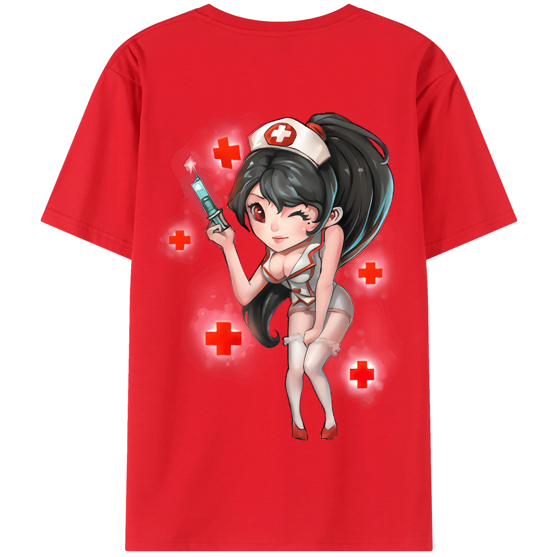 リーグ・オブ・レジェンド League of Legends LOL 綿100％半袖Tシャツ（背面プリント）