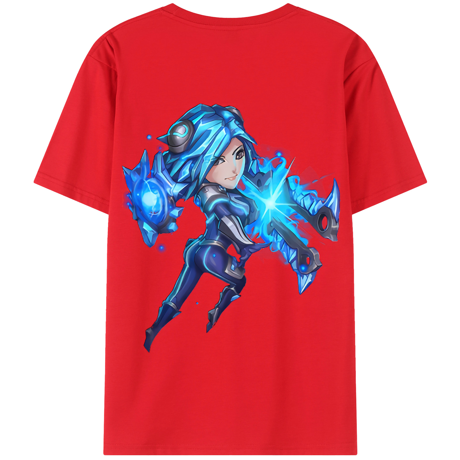 リーグ・オブ・レジェンド League of Legends LOL 綿100％半袖Tシャツ（背面プリント）