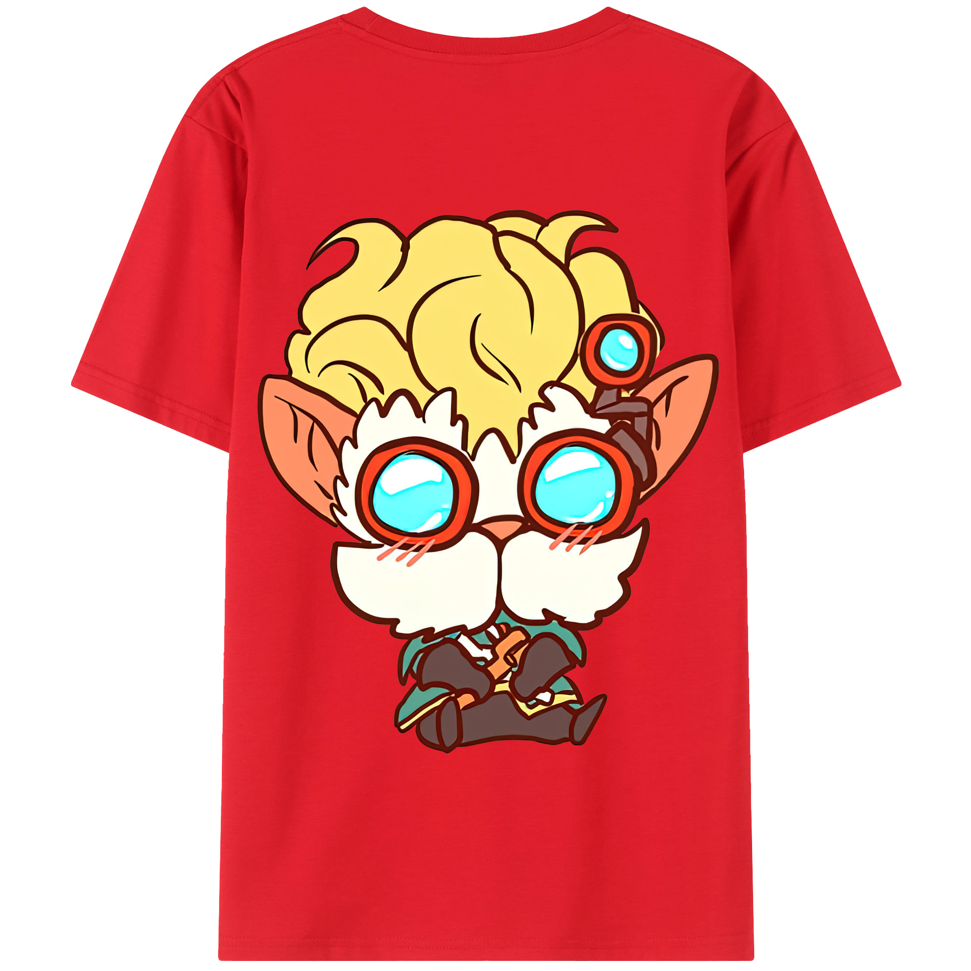 リーグ・オブ・レジェンド League of Legends LOL 綿100％半袖Tシャツ（背面プリント）