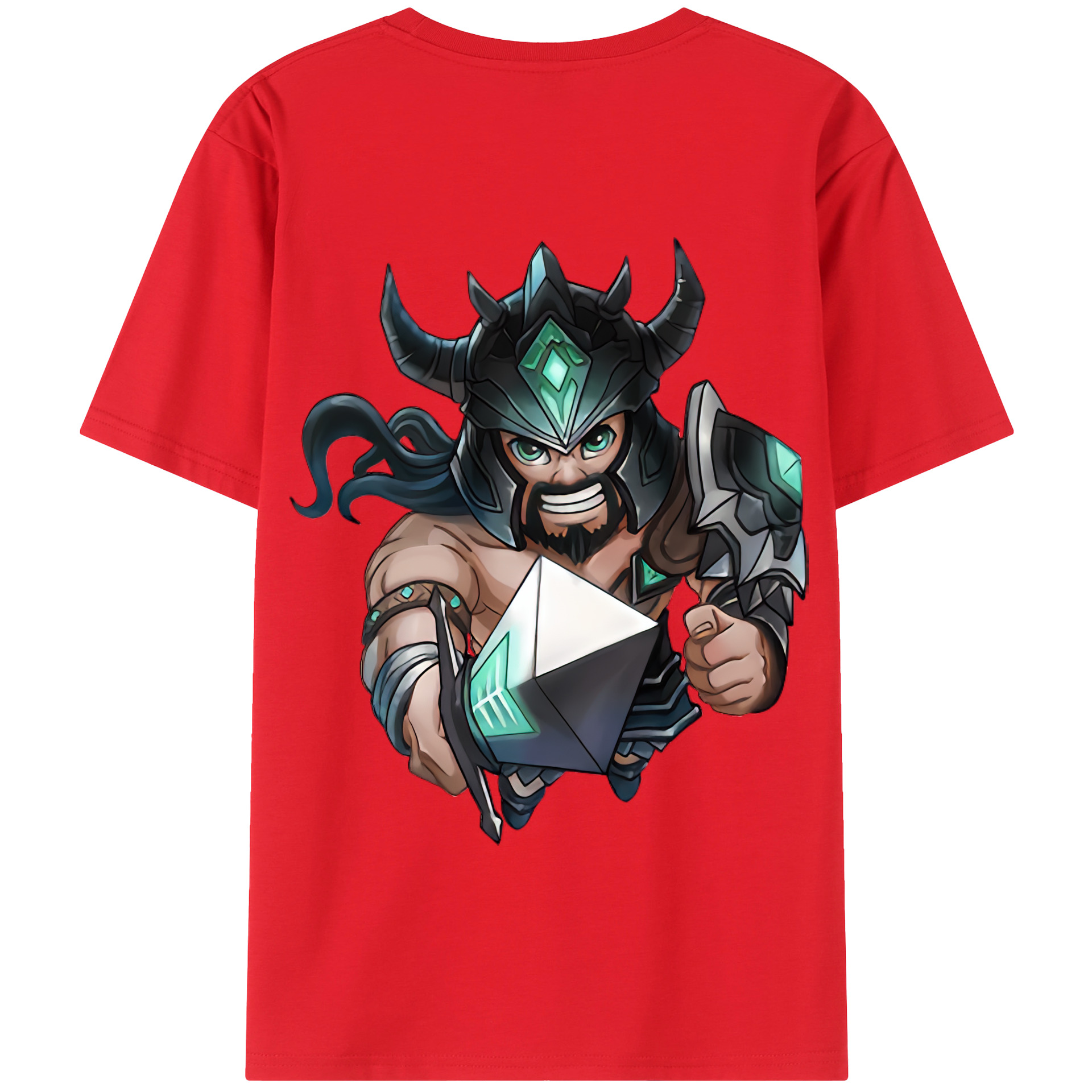 リーグ・オブ・レジェンド League of Legends LOL 綿100％半袖Tシャツ（背面プリント）