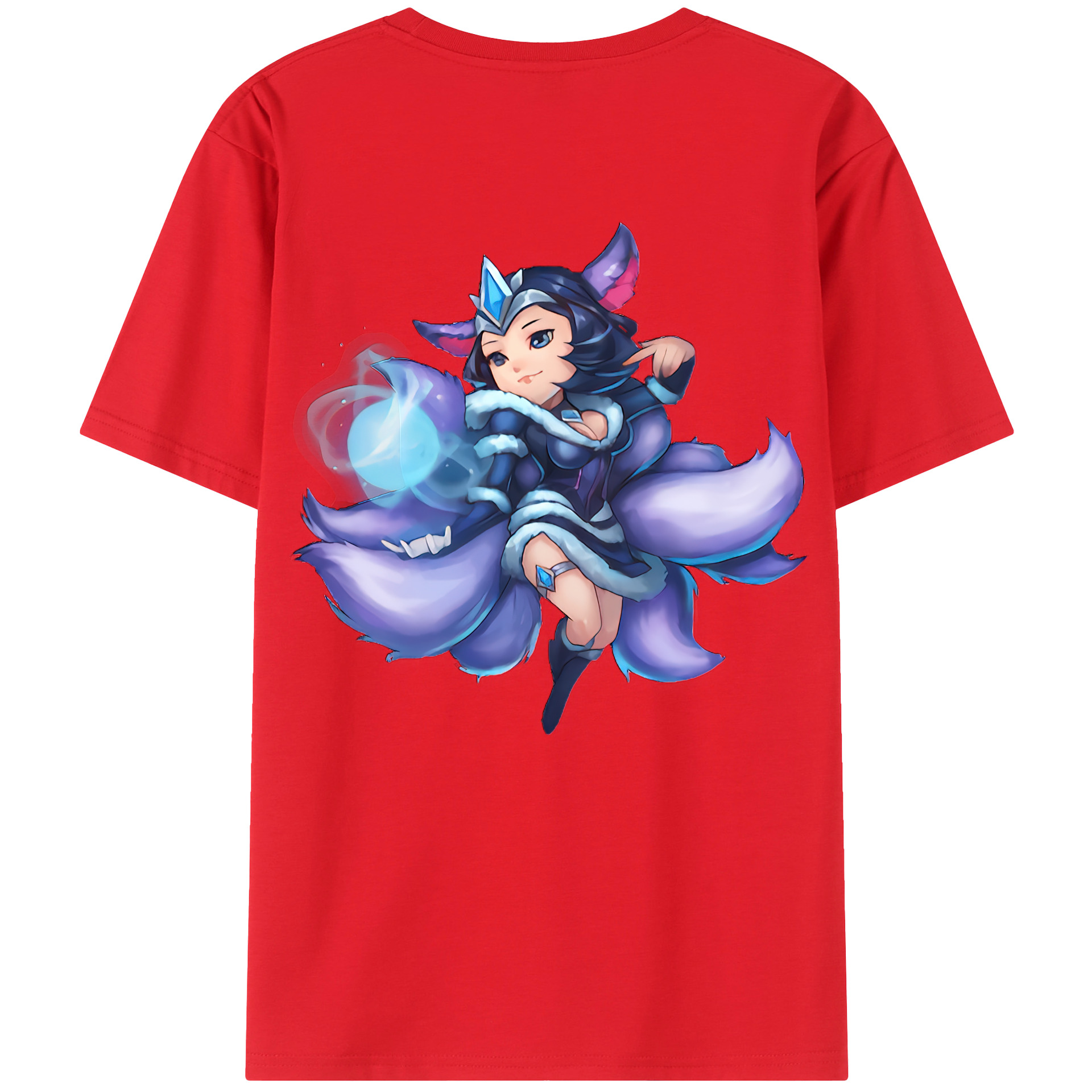 リーグ・オブ・レジェンド League of Legends LOL 綿100％半袖Tシャツ（背面プリント）