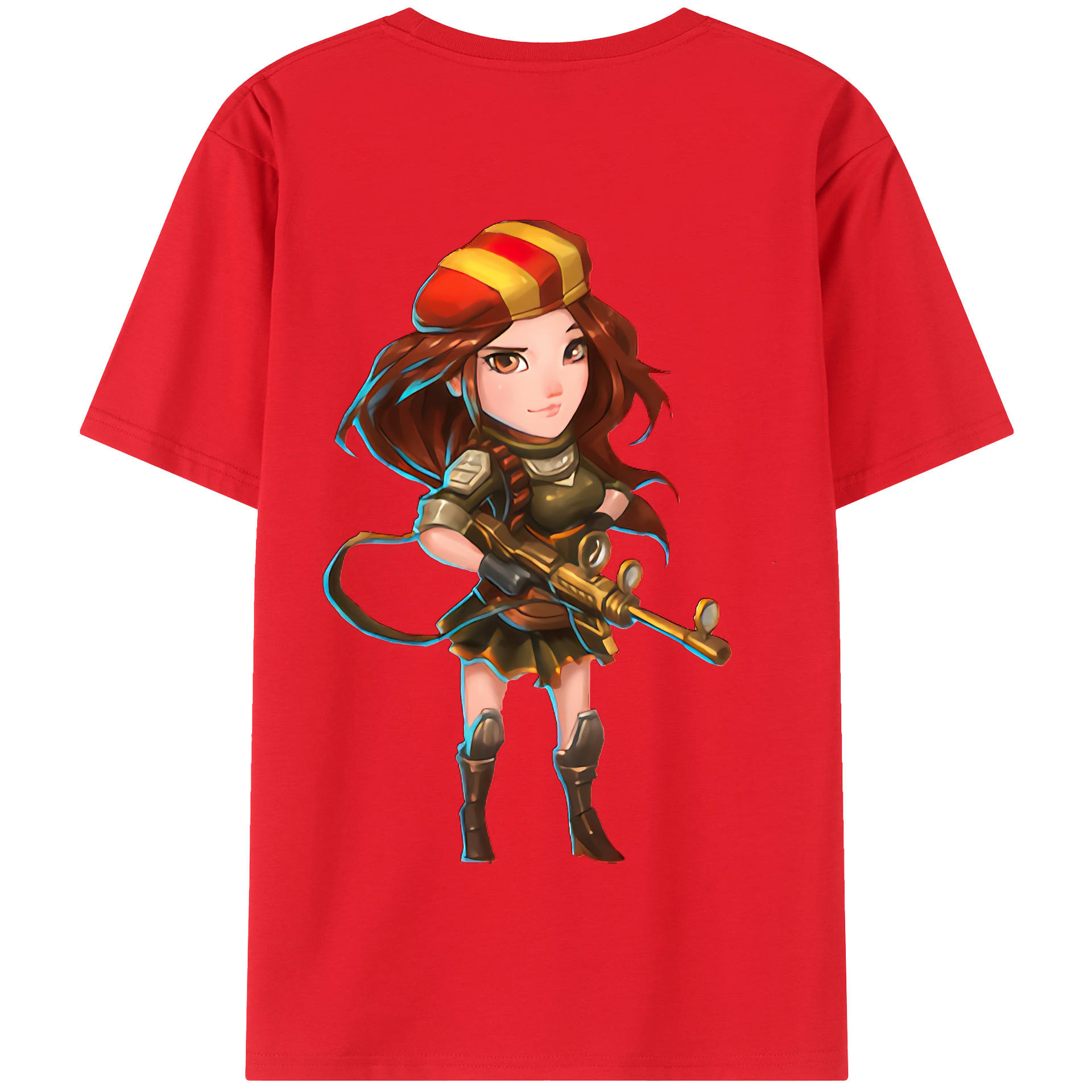 リーグ・オブ・レジェンド League of Legends LOL 綿100％半袖Tシャツ（背面プリント）