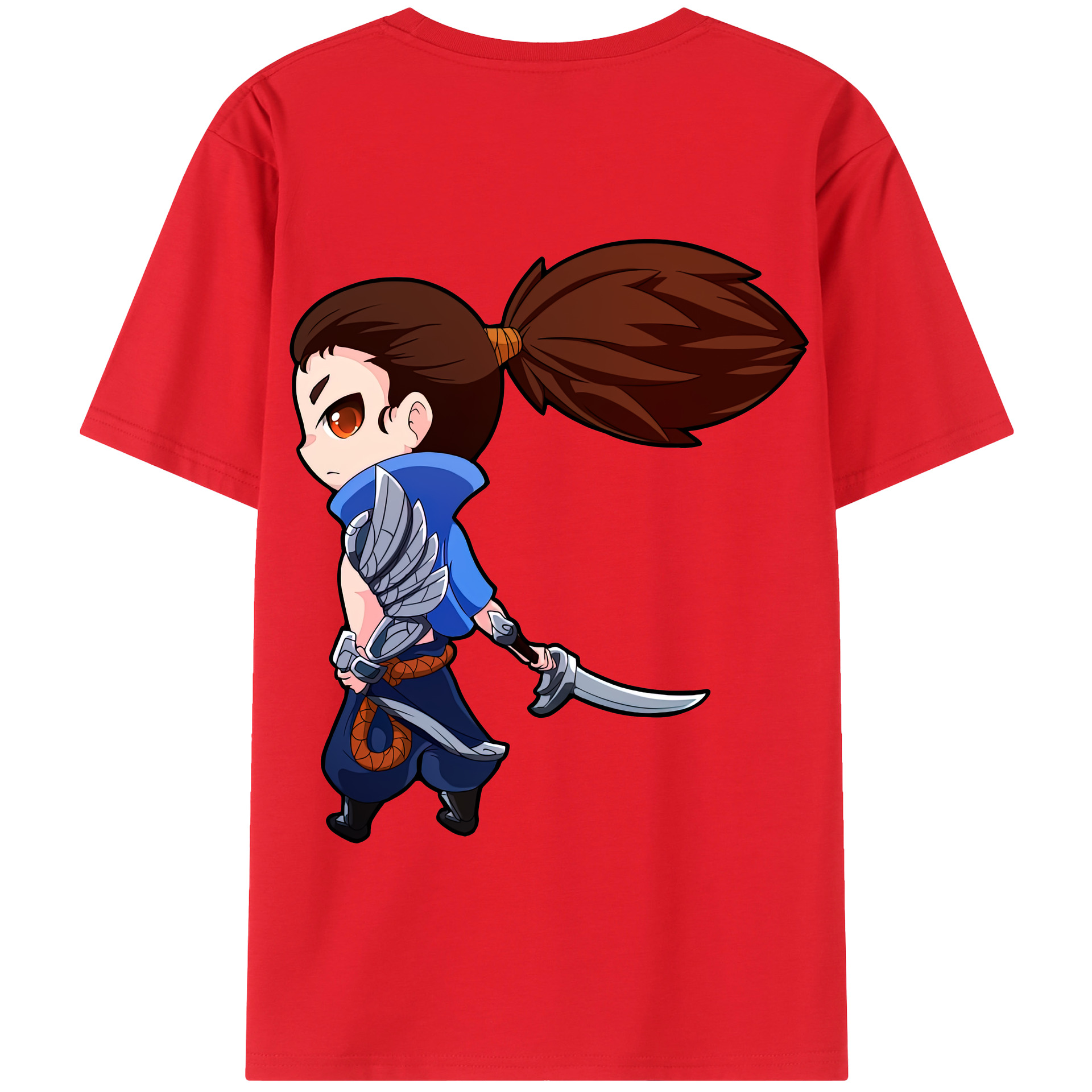 リーグ・オブ・レジェンド League of Legends LOL 綿100％半袖Tシャツ（背面プリント）