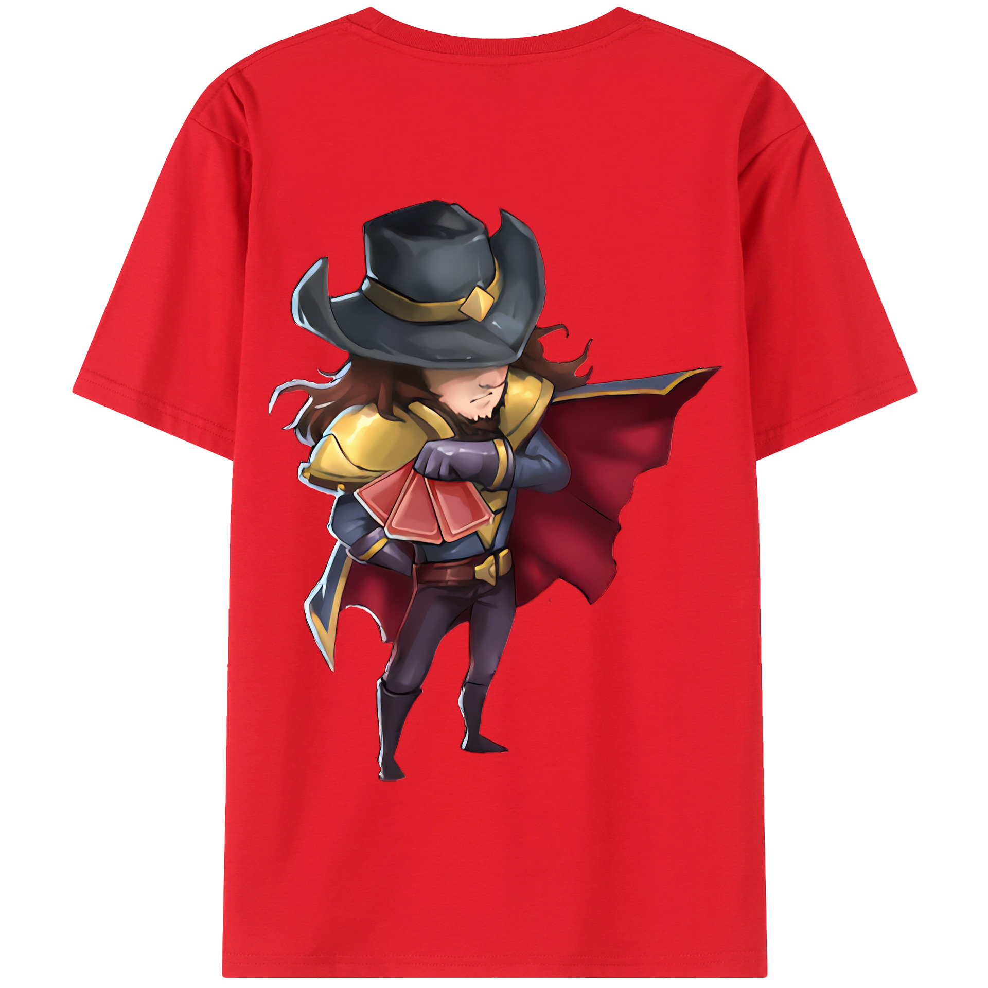 リーグ・オブ・レジェンド League of Legends LOL 綿100％半袖Tシャツ（背面プリント）