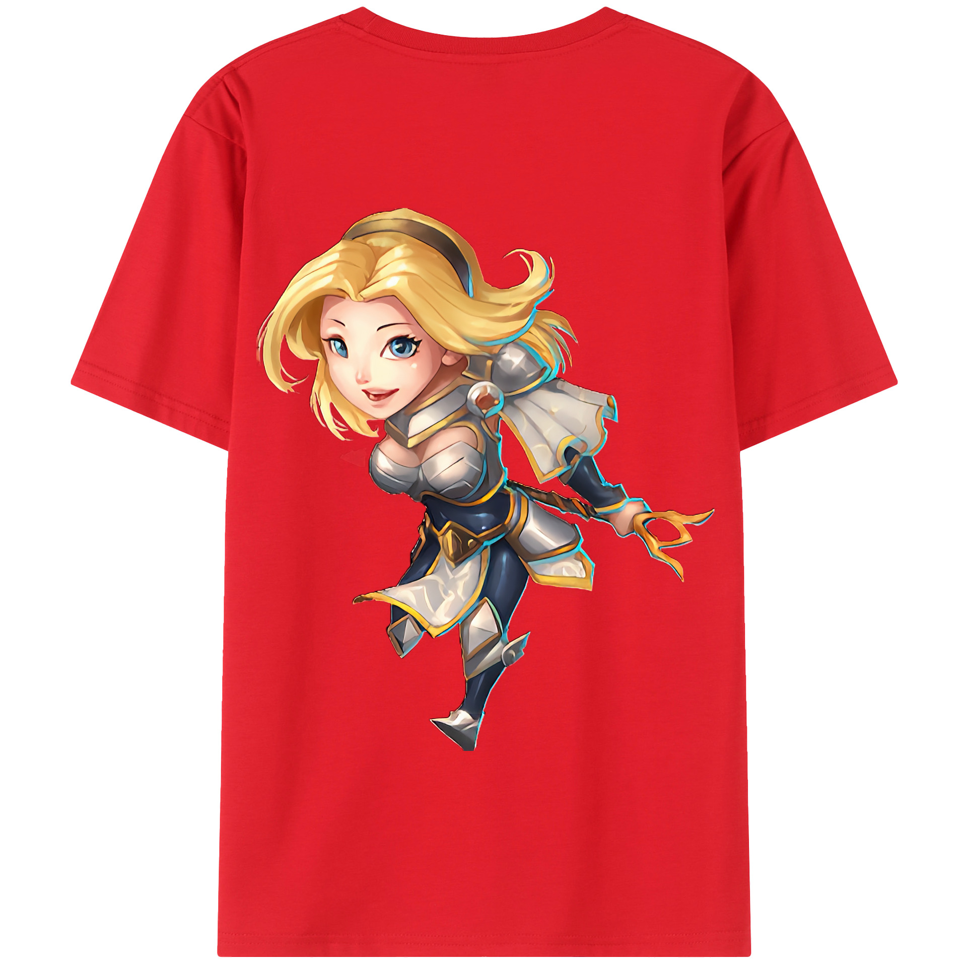 リーグ・オブ・レジェンド League of Legends LOL 綿100％半袖Tシャツ（背面プリント）