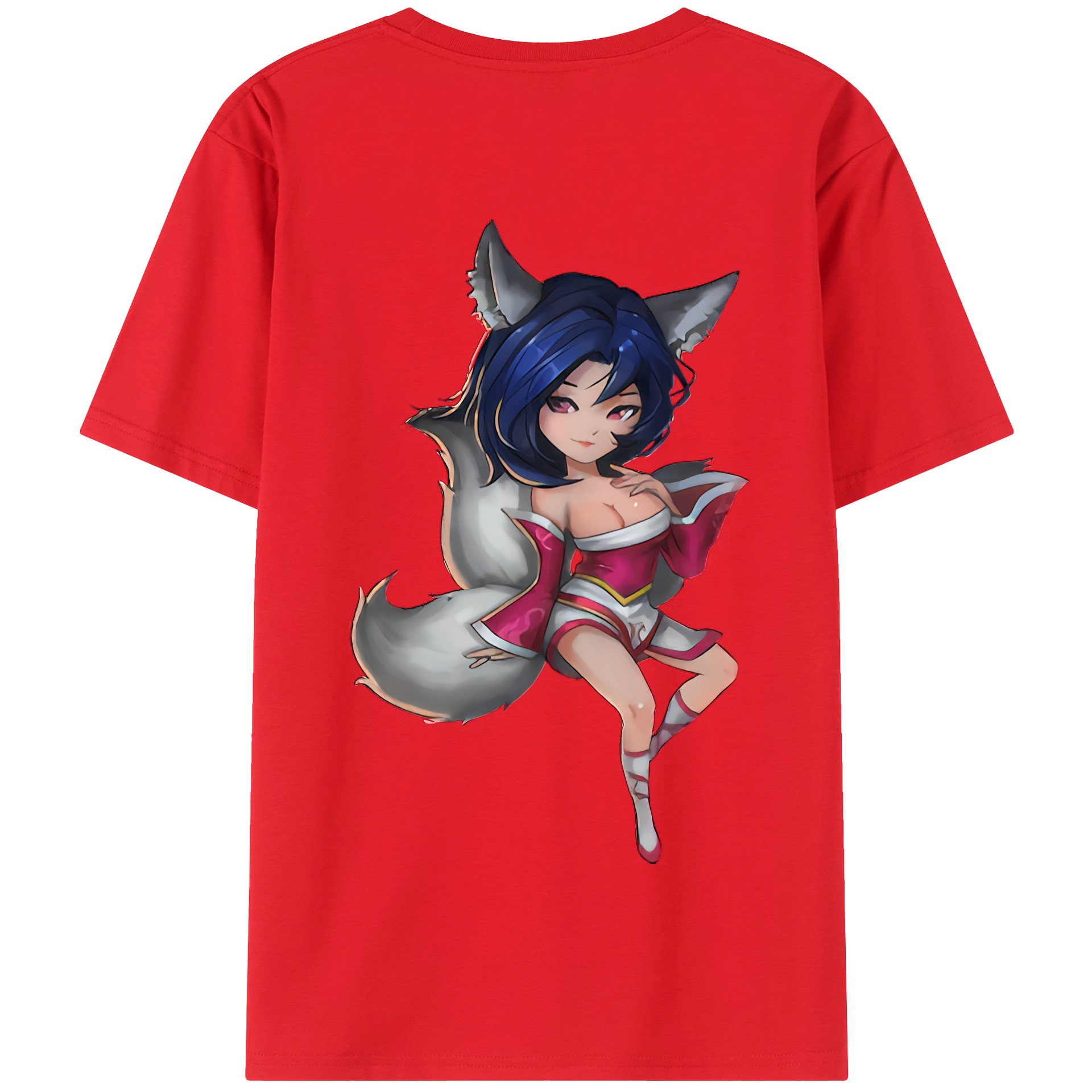 リーグ・オブ・レジェンド League of Legends LOL 綿100％半袖Tシャツ（背面プリント）