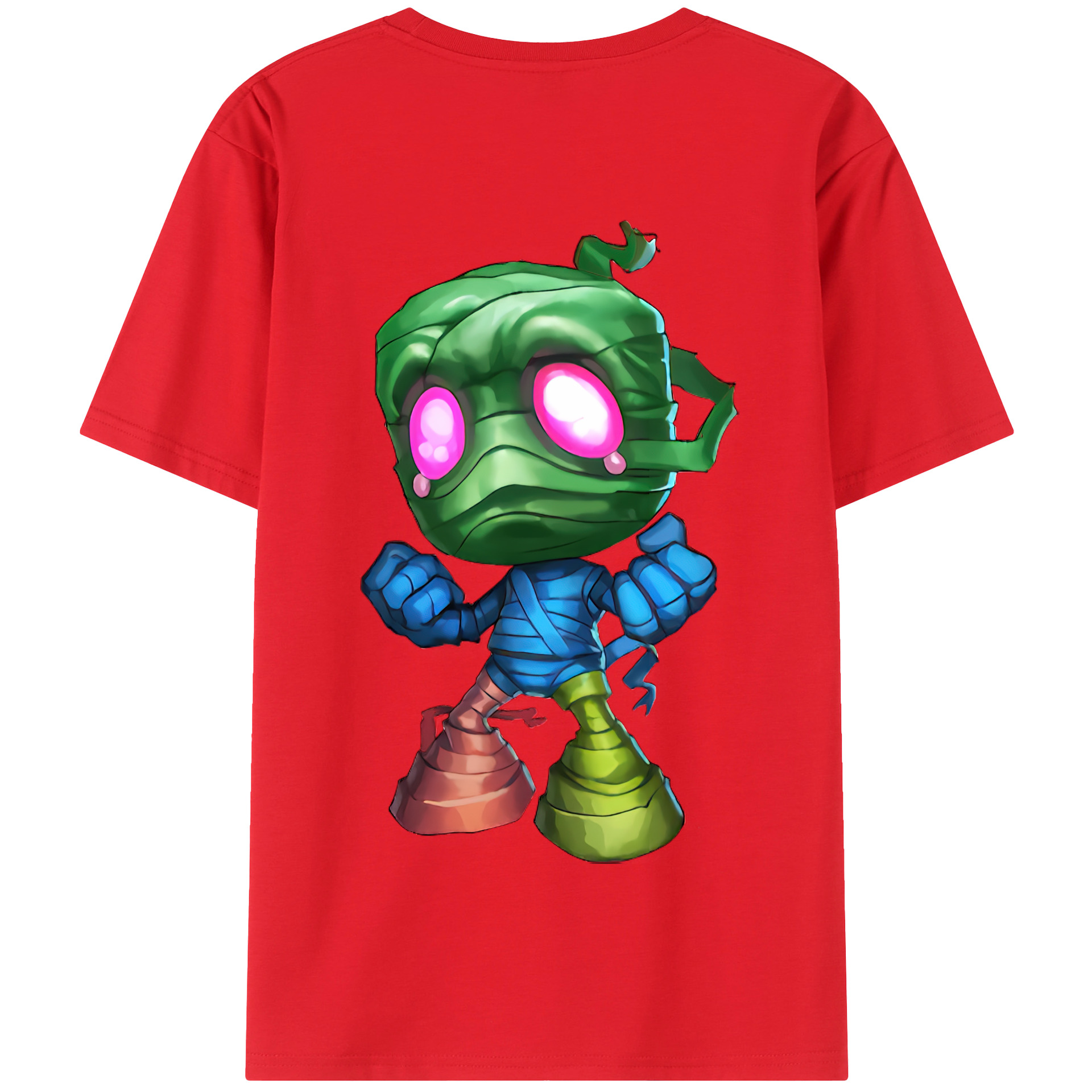 リーグ・オブ・レジェンド League of Legends LOL 綿100％半袖Tシャツ（背面プリント）