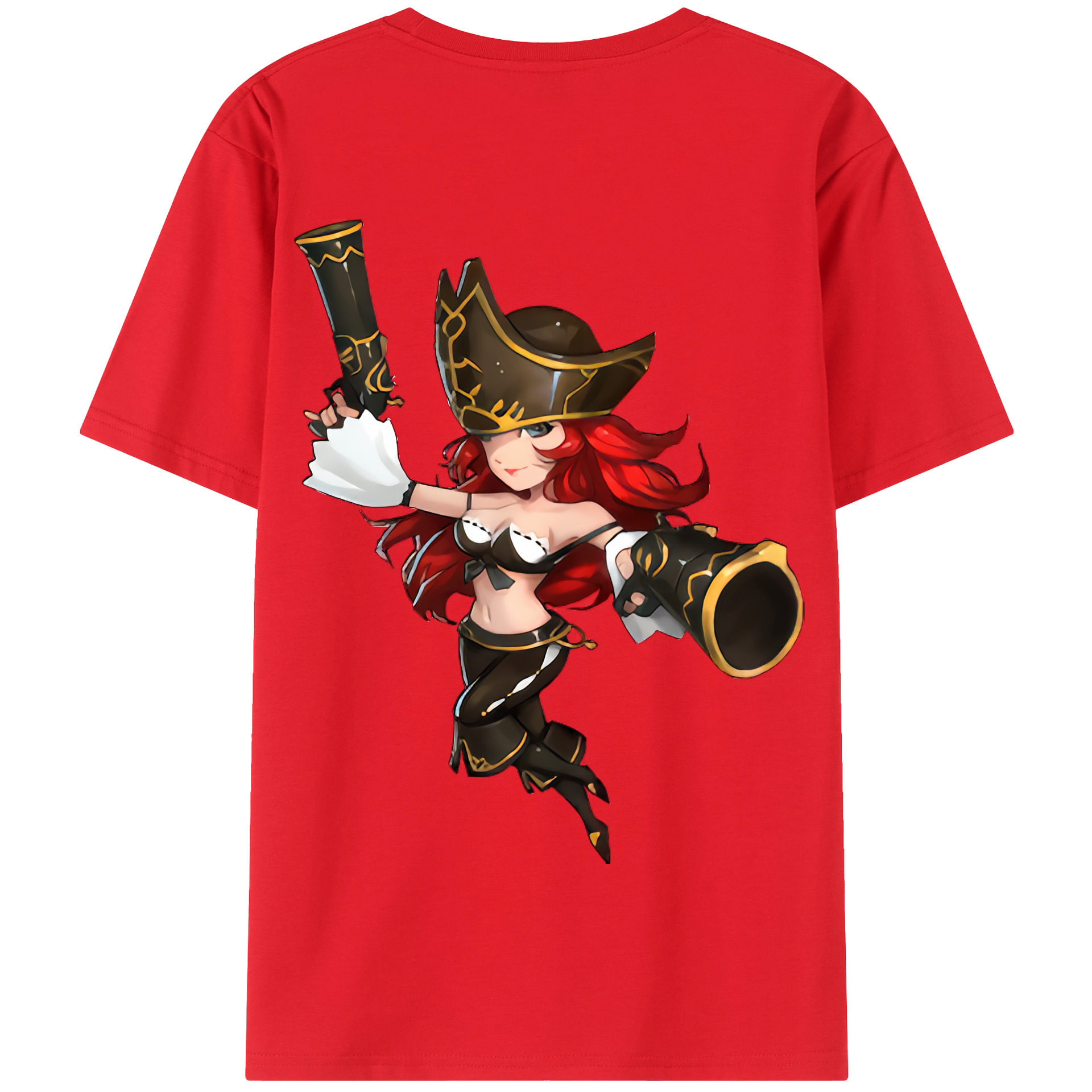 リーグ・オブ・レジェンド League of Legends LOL 綿100％半袖Tシャツ（背面プリント）