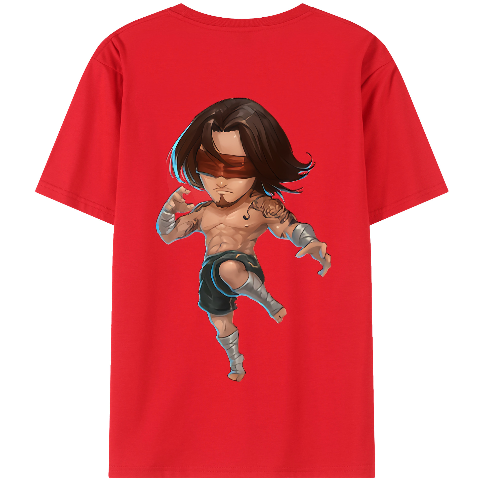 リーグ・オブ・レジェンド League of Legends LOL 綿100％半袖Tシャツ（背面プリント）