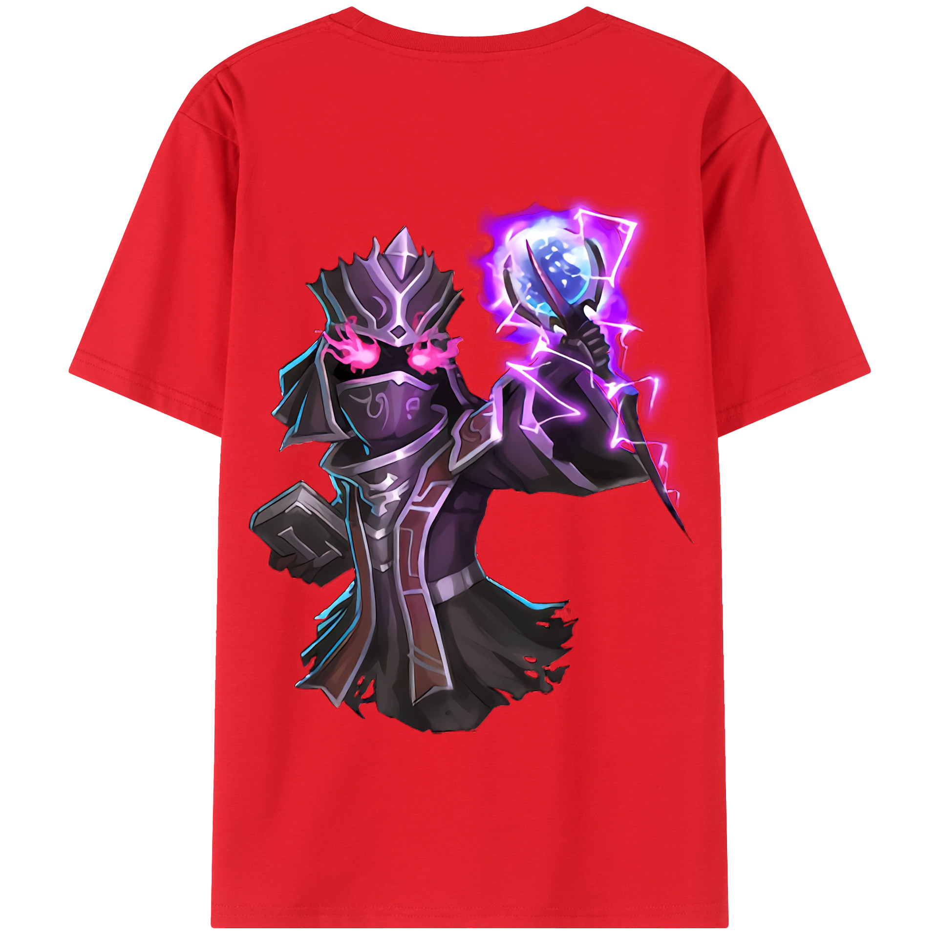（画像用） リーグ・オブ・レジェンド League of Legends LOL 綿100％半袖Tシャツ（背面プリント）