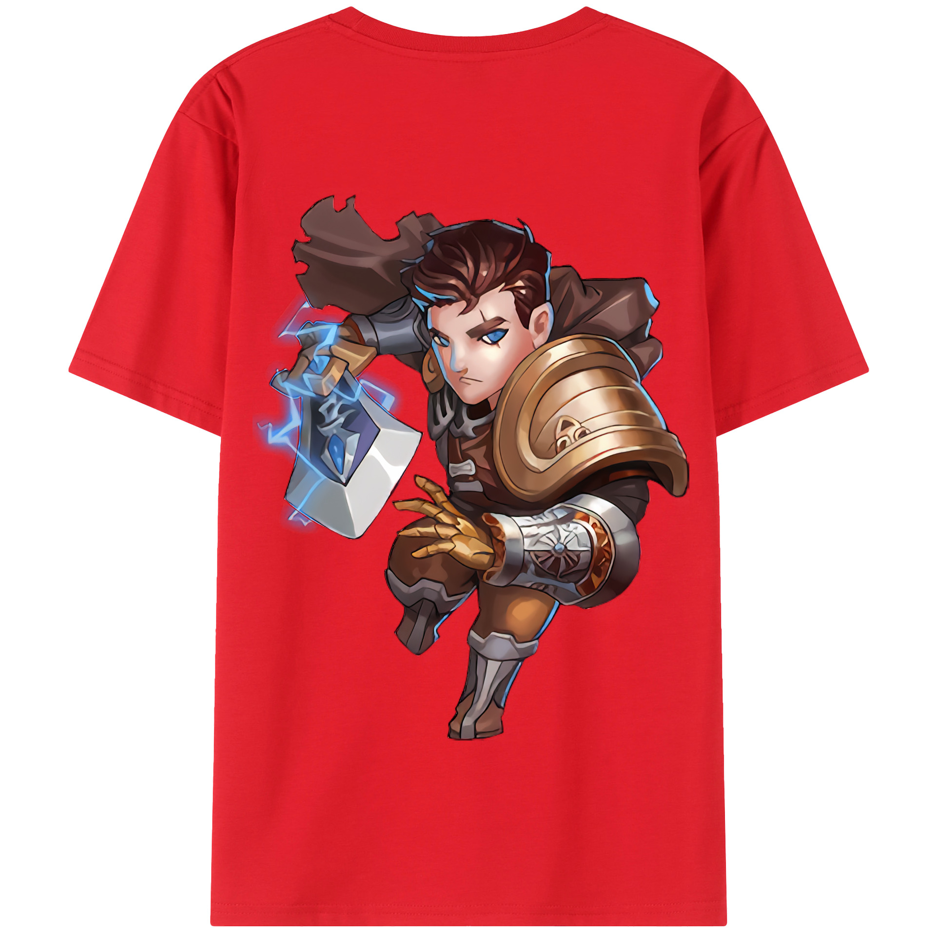 リーグ・オブ・レジェンド League of Legends LOL 綿100％半袖Tシャツ（背面プリント）
